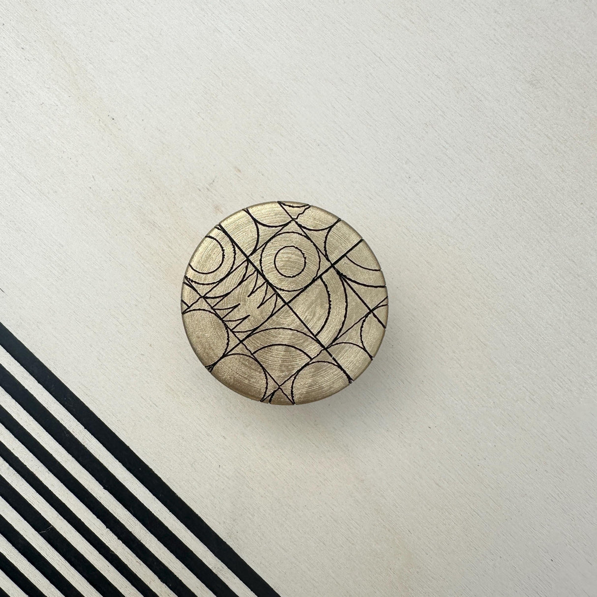 Geometric Pattern Decorative Wall Wooden Hook