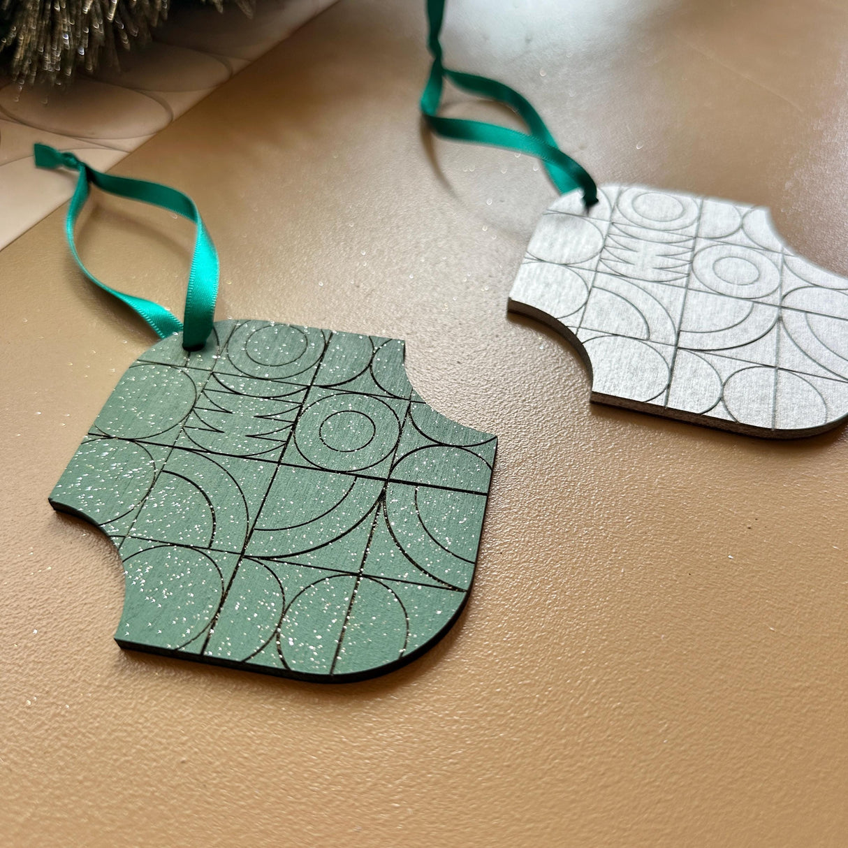 Silver Christmas Ornament Set - Tree Decorations & Festive Decor