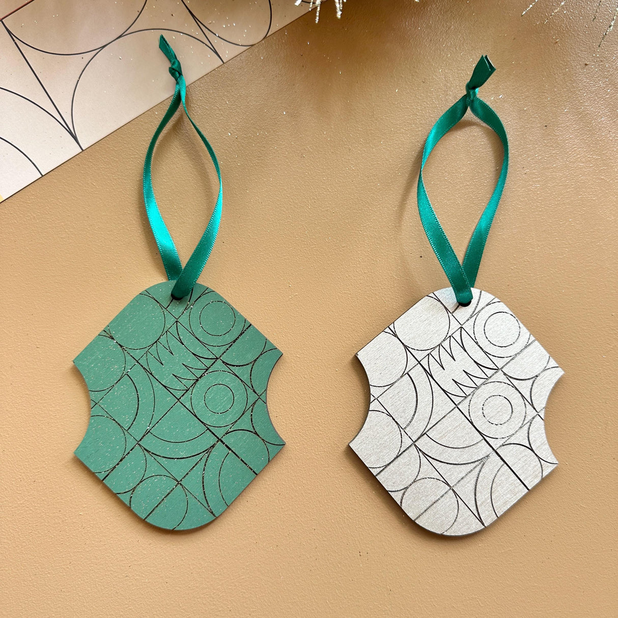 Silver Christmas Ornament Set - Tree Decorations & Festive Decor
