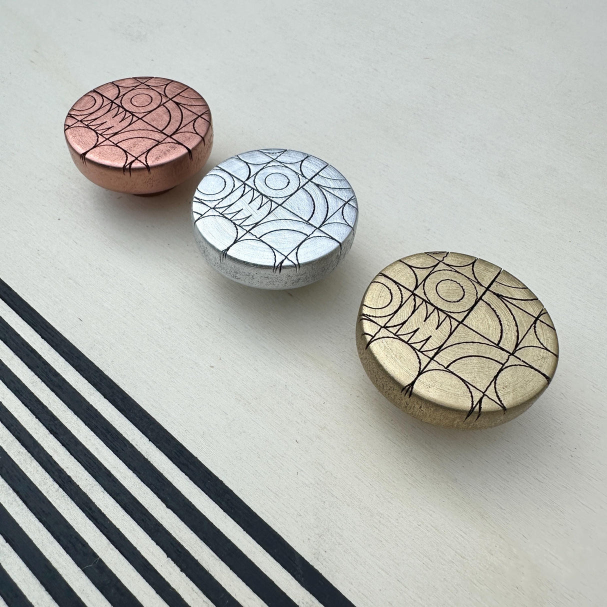 Geometric Pattern Decorative Wall Wooden Hook