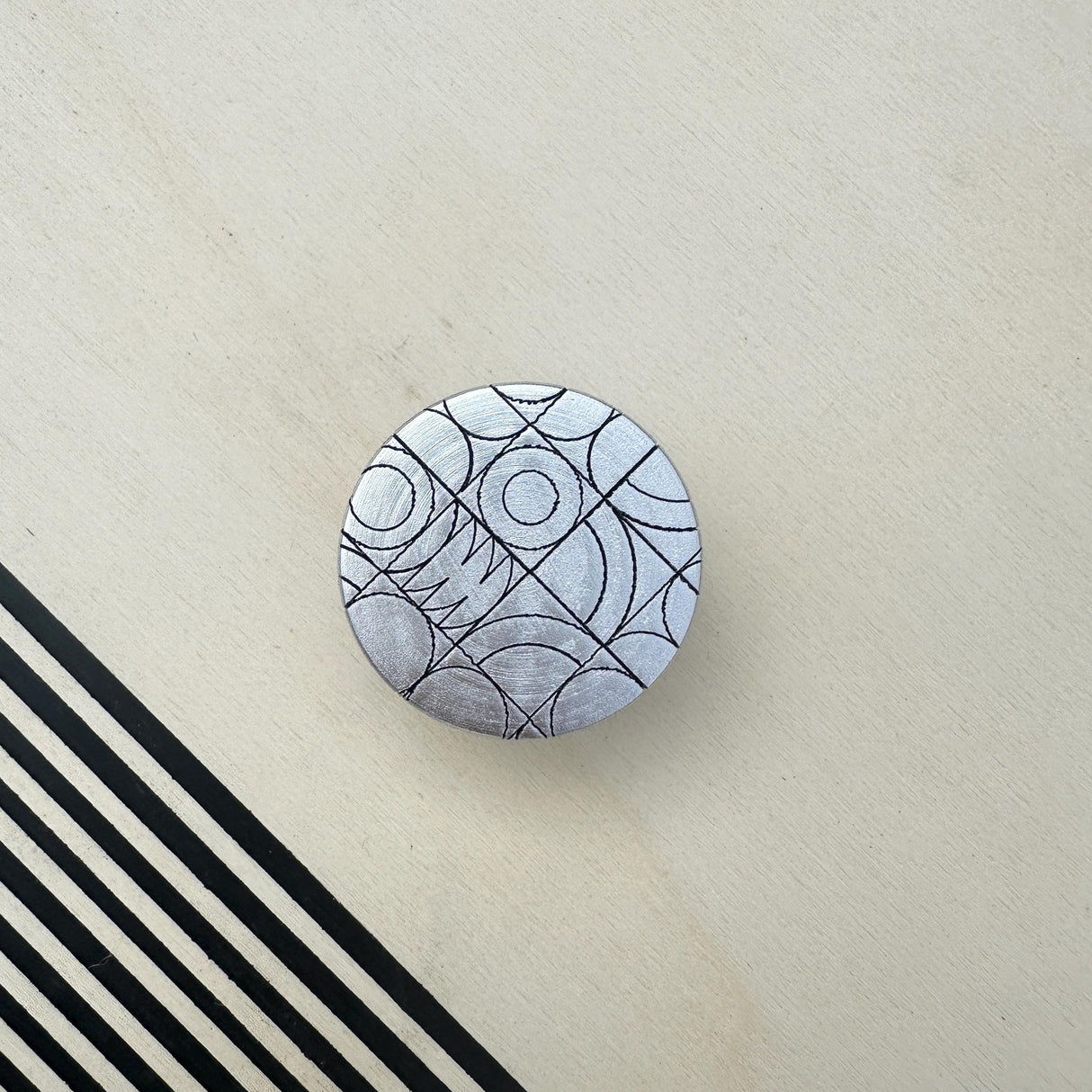 Geometric Pattern Decorative Wall Wooden Hook