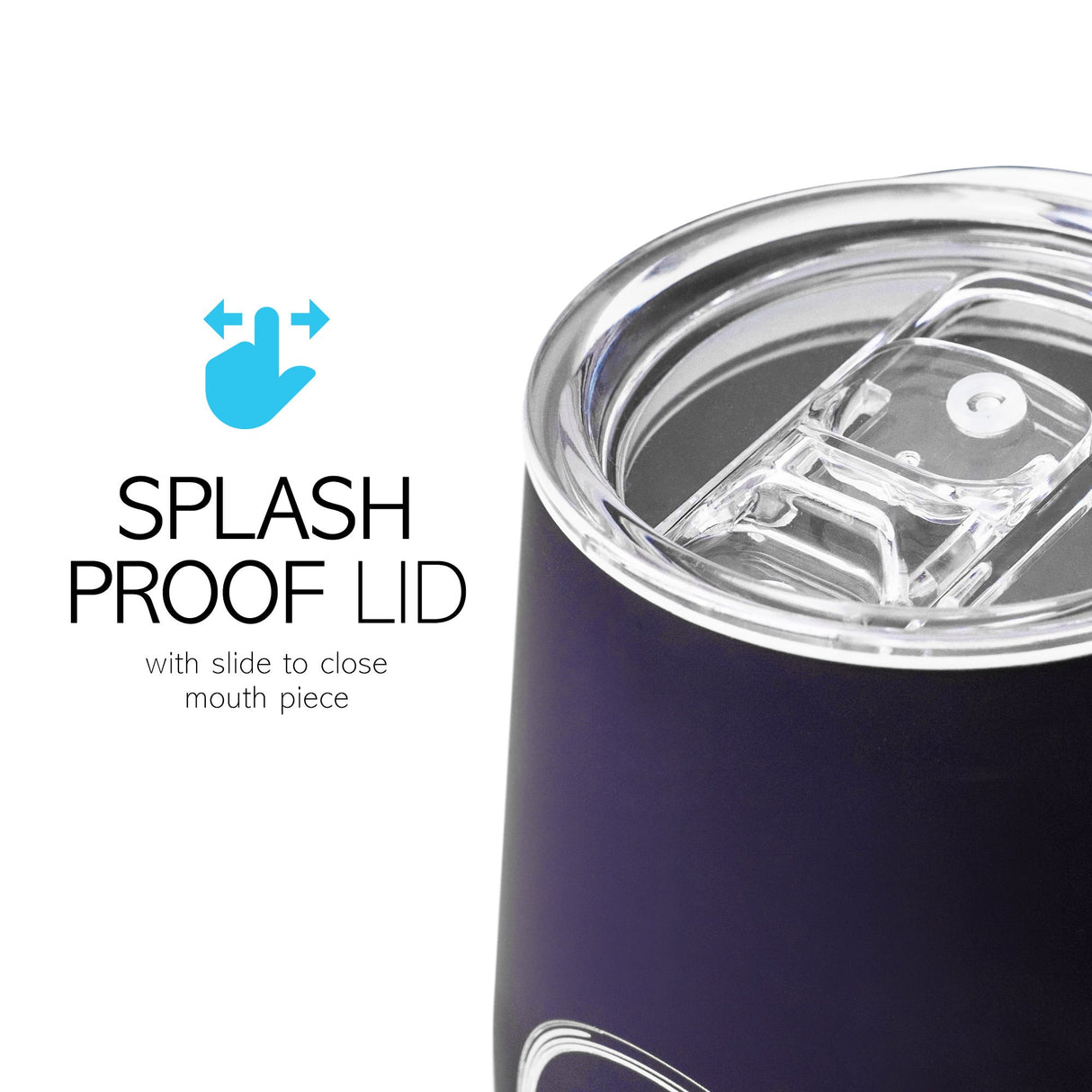 Sup drinkware Insulated Wine Tumbler Soft Navy