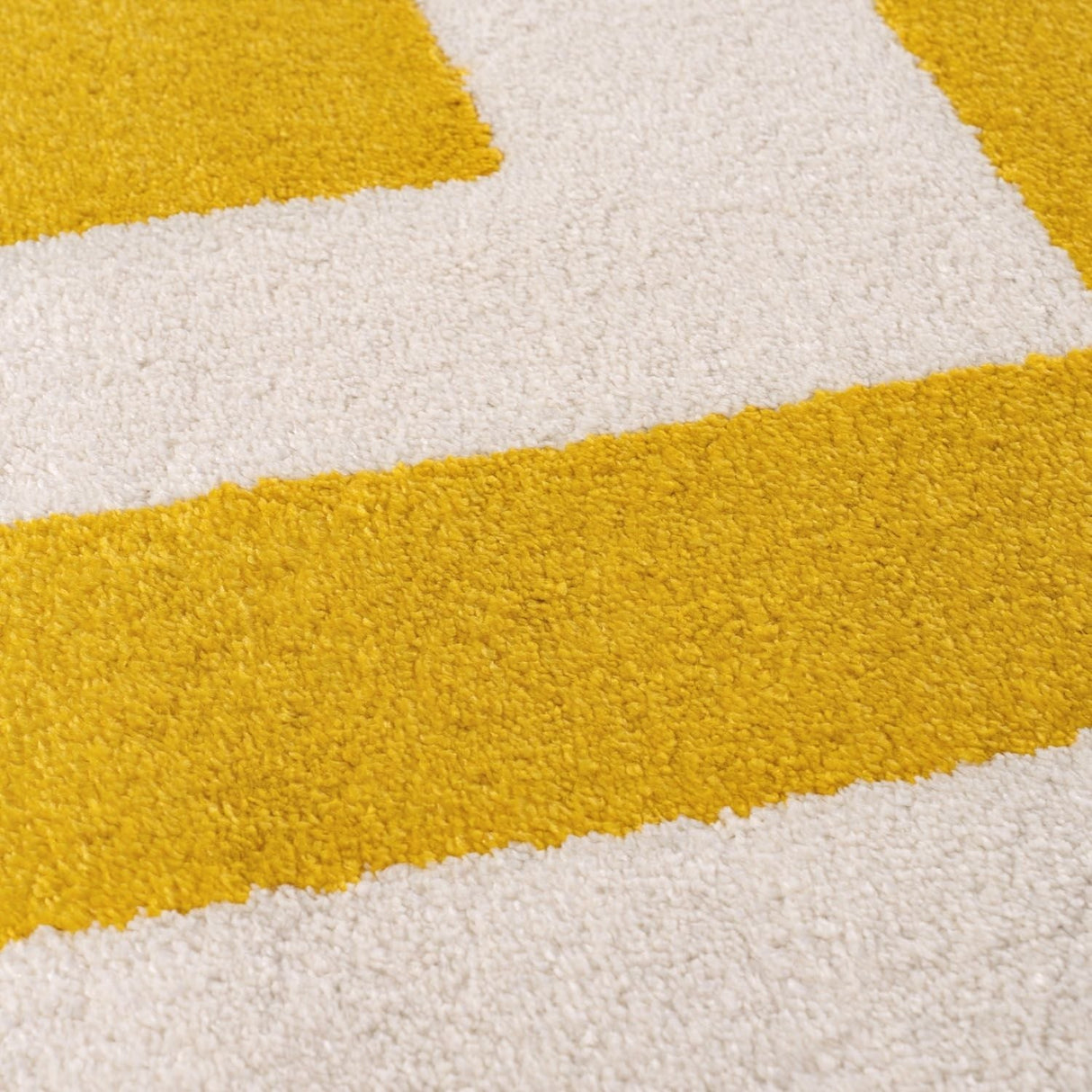 The Rugs Joli Geometric Yellow White Rug