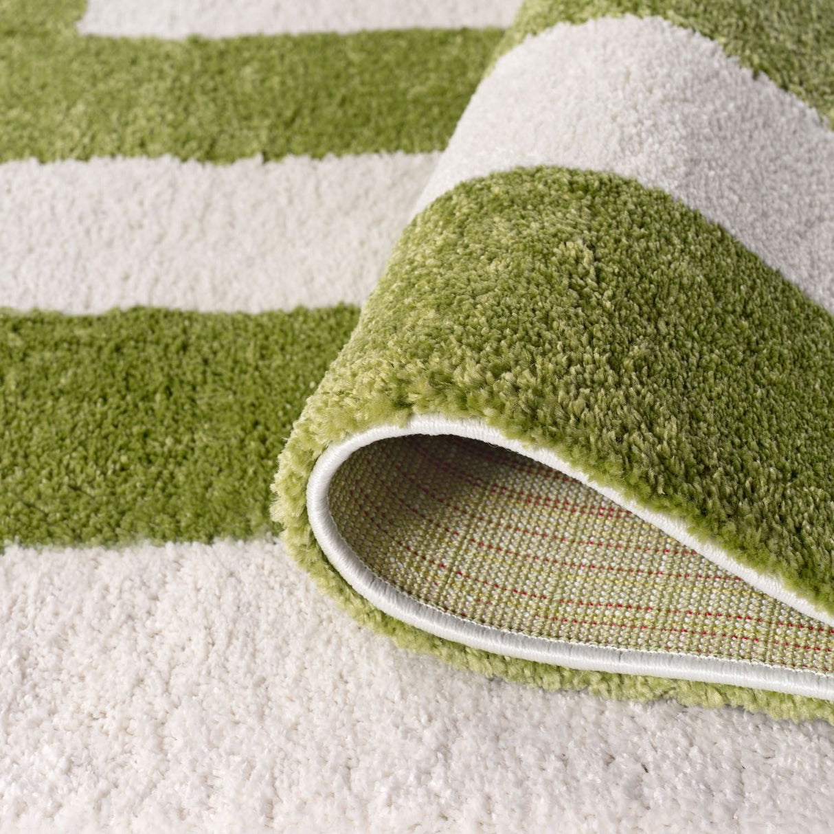 The Rugs Joli Geometric Green & White Rug
