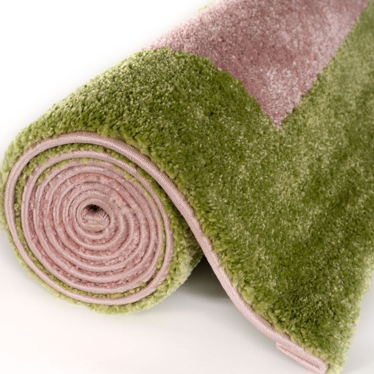 The Rugs Joli Geometric Green & Pink Rug