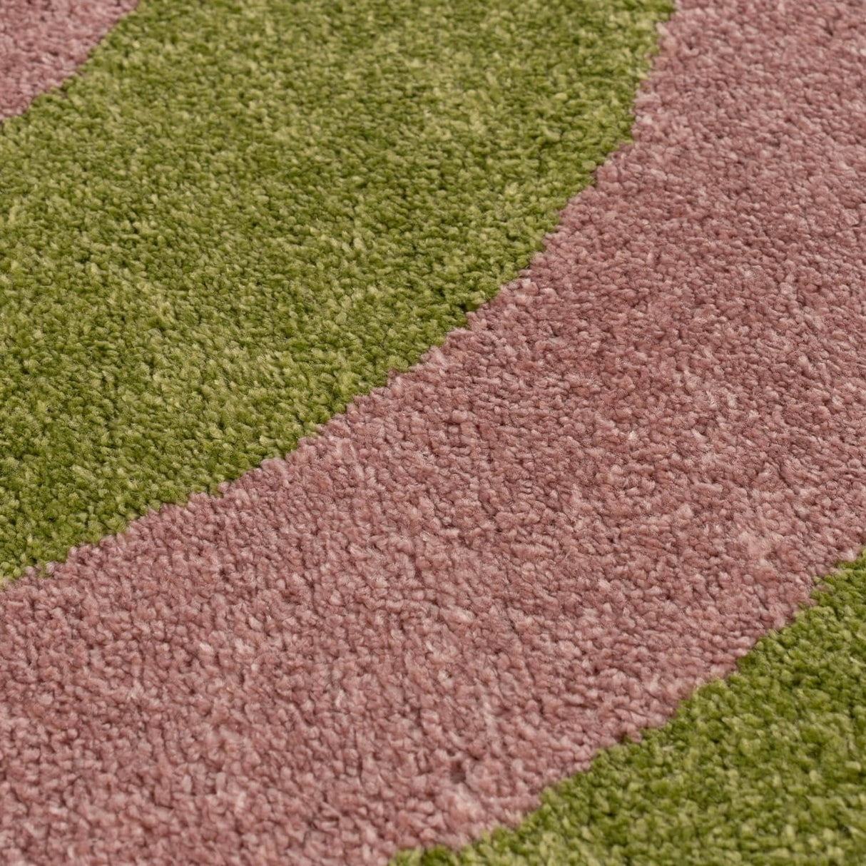The Rugs Joli Wave Green & Pink Rug