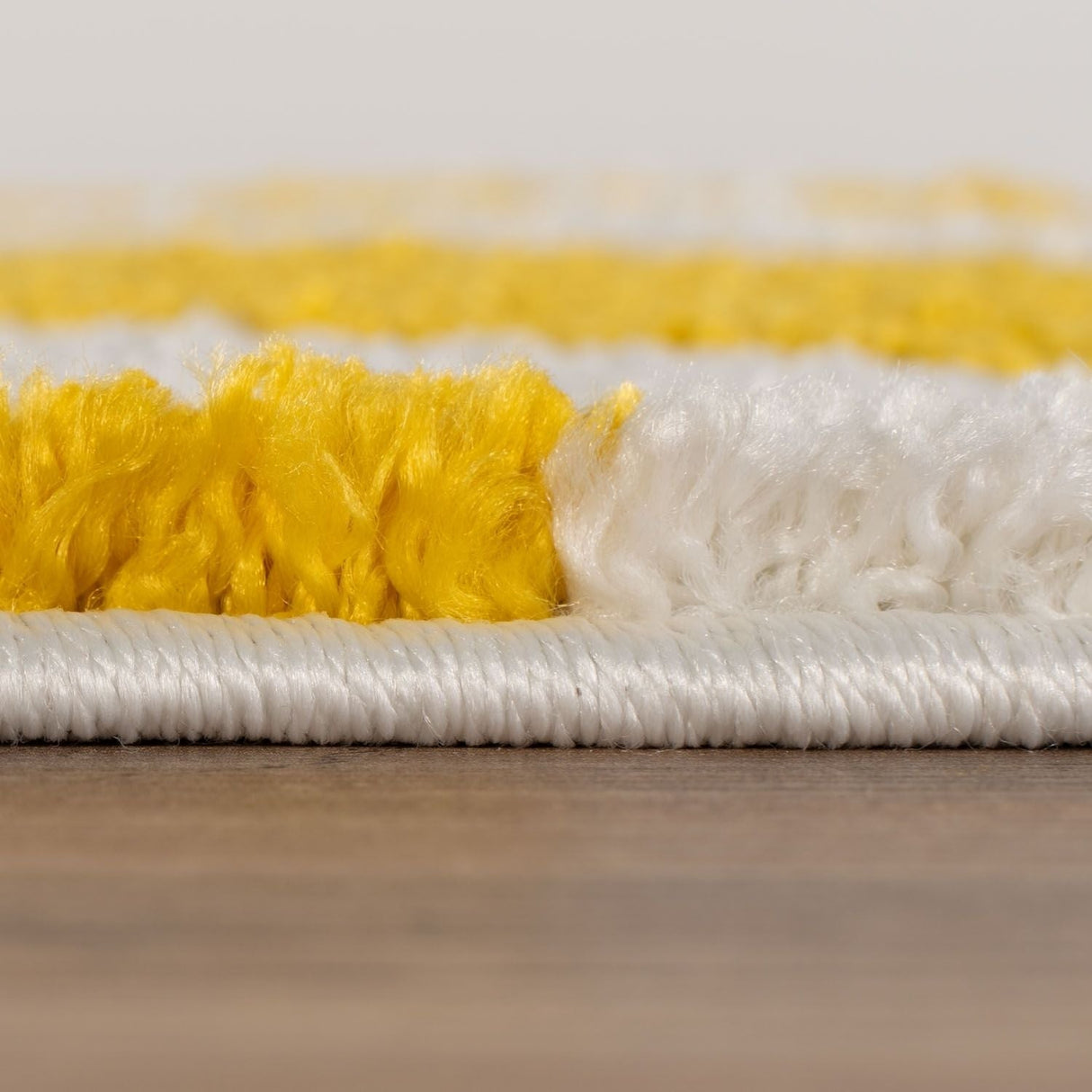 The Rugs Joli Striped Yellow White Rug