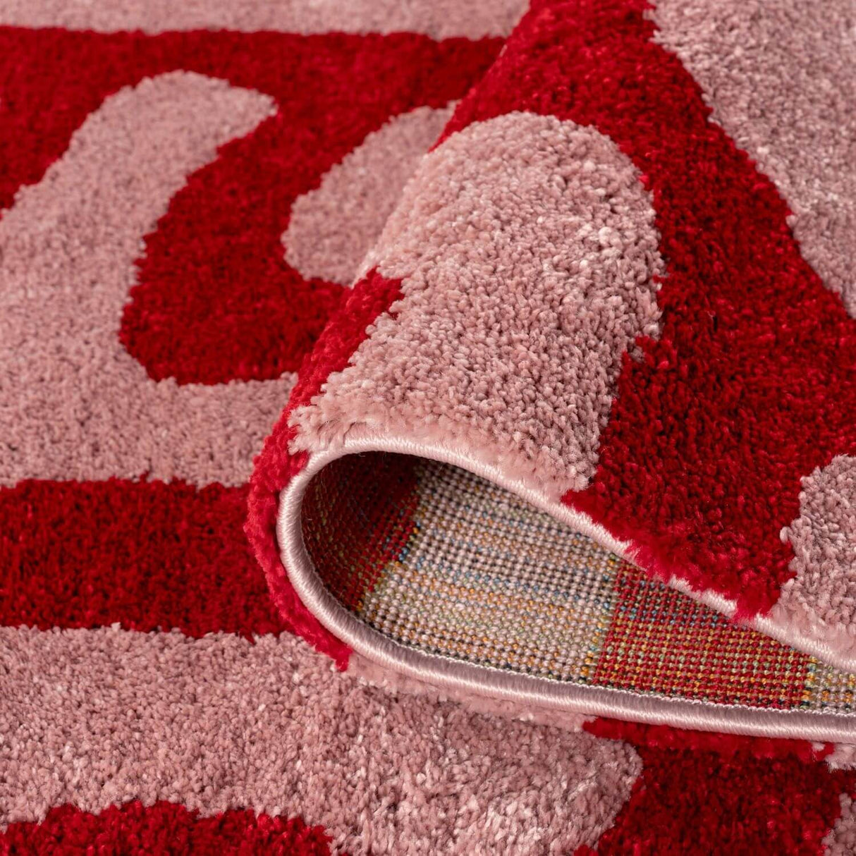 The Rugs Joli Doodle Red Pink Rug