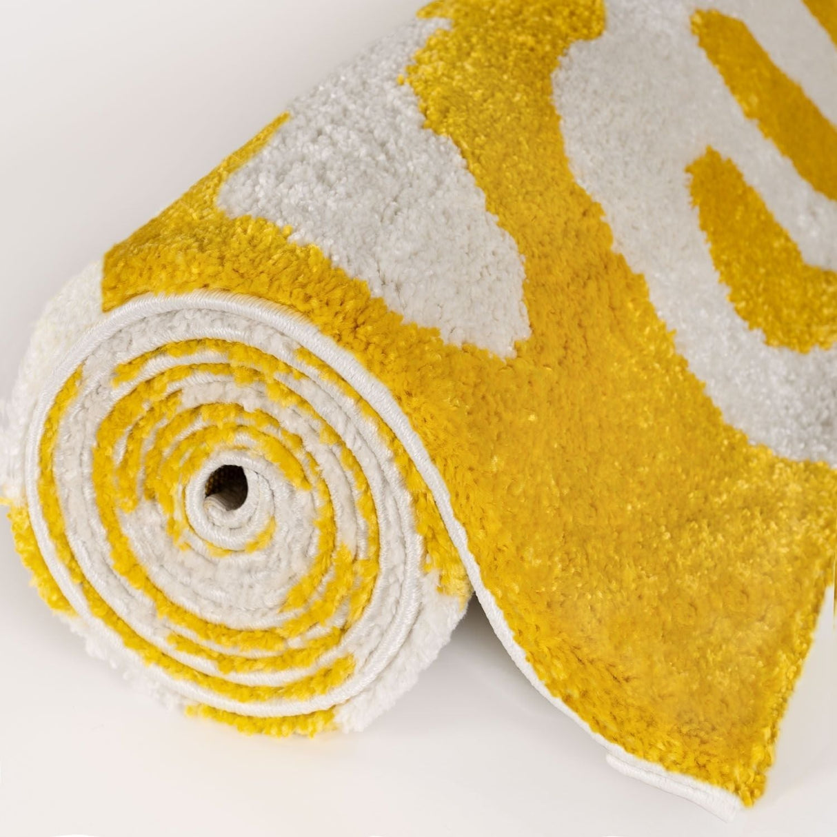 The Rugs Joli Doodle Yellow White Rug