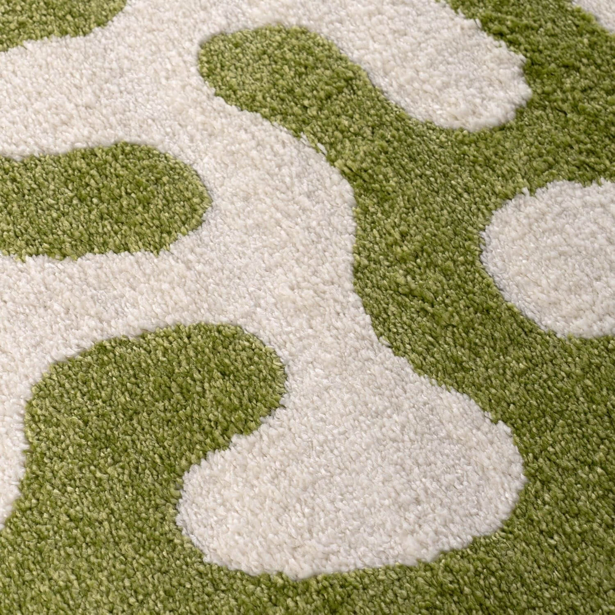 The Rugs Joli Doodle Green White Rug