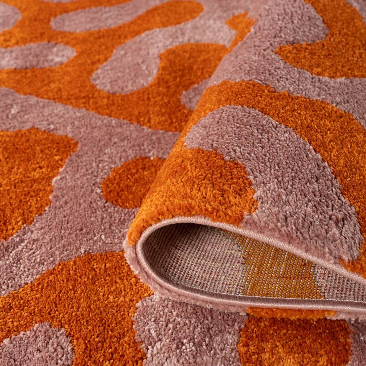 The Rugs Joli Doodle Orange Pink Rug