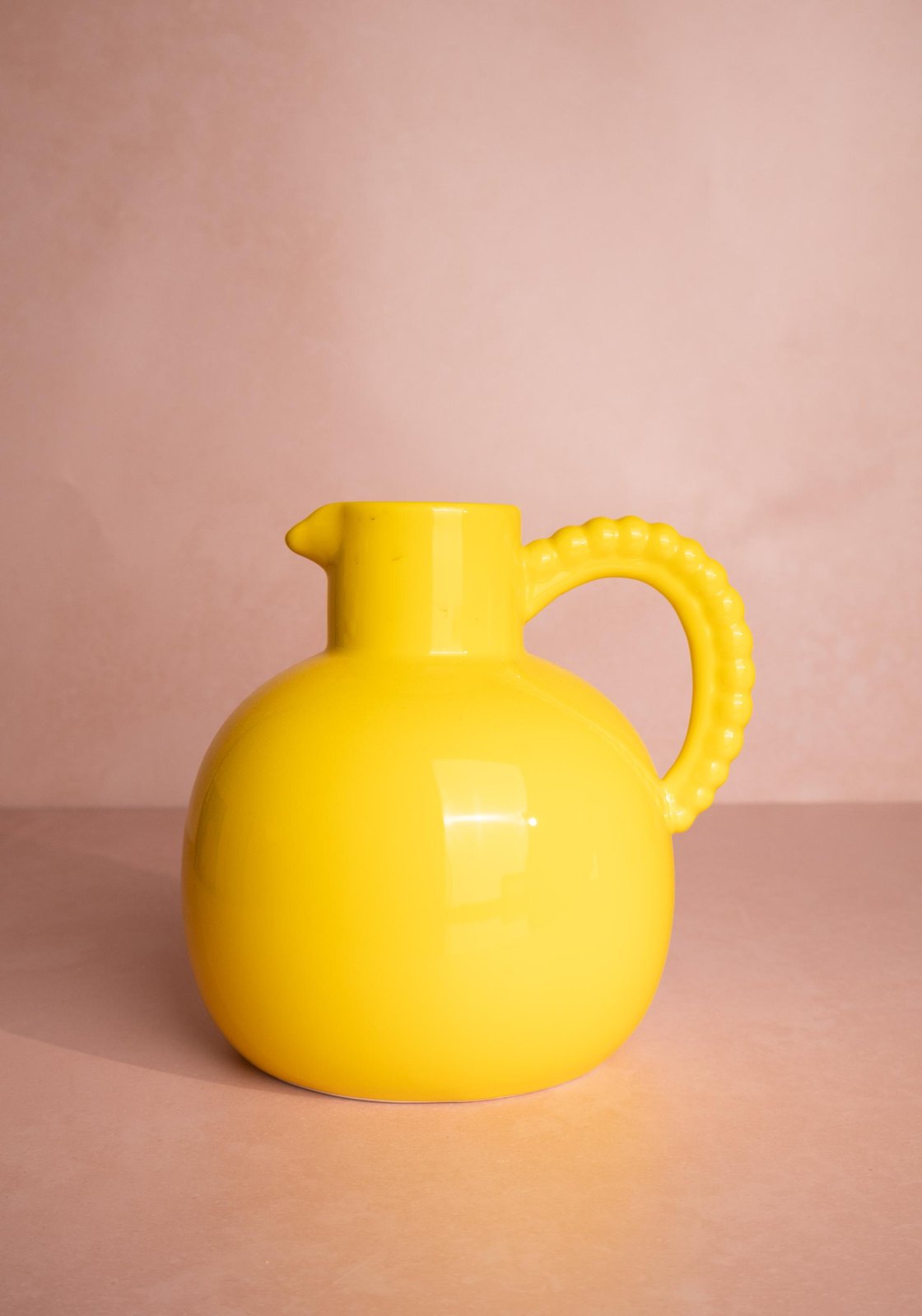 Casa by Josephine Jenno Sunshine Stoneware - Yellow Jug hand crafted