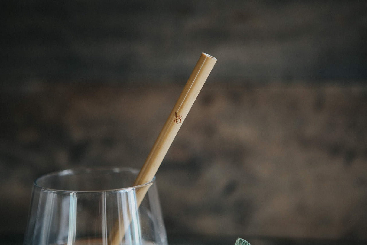 Wild & Stone Reusable Bamboo Drinking Straws - 10 Pack