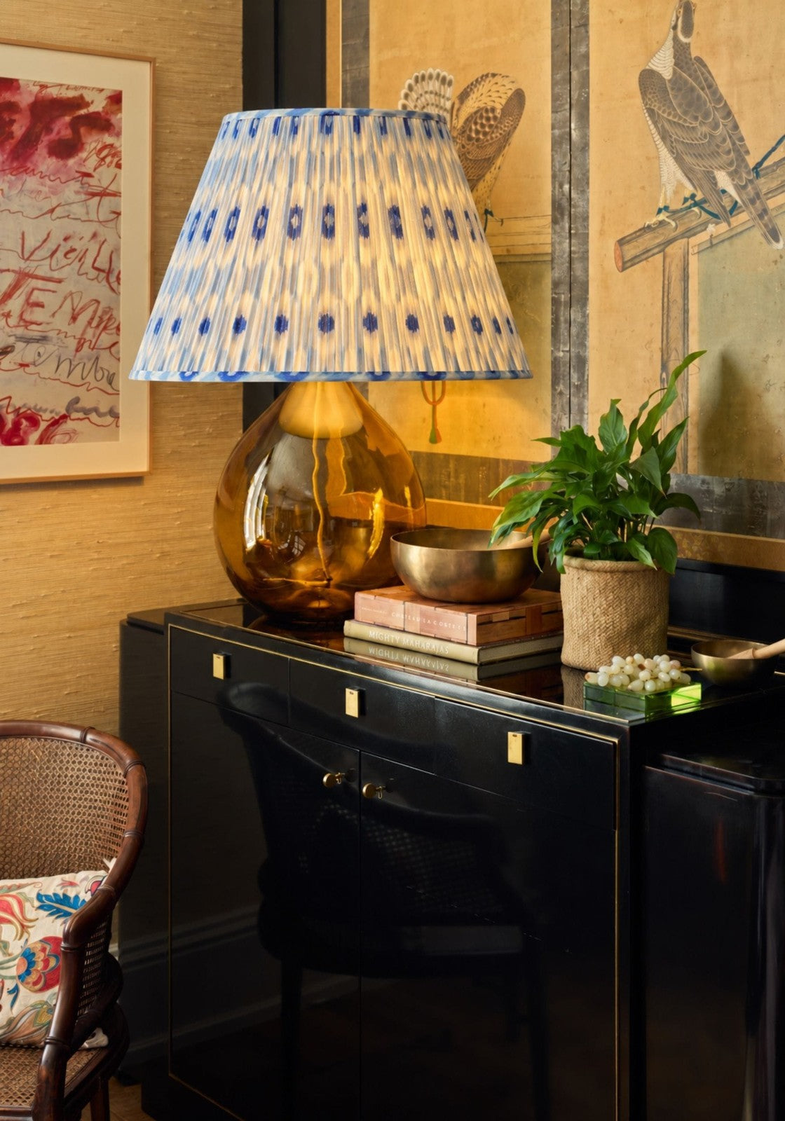 Casa by Josephine Jenno Poppy’s Amber Recycled Glass Lamp Base