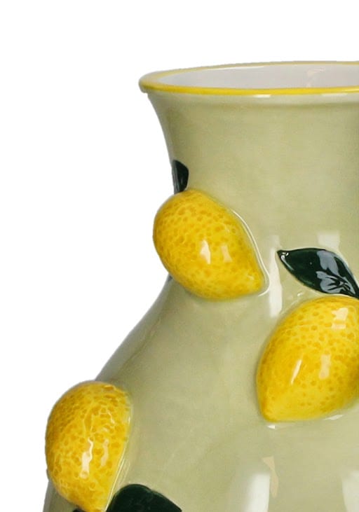 Casa by Josephine Jenno Lemon on Stoneware Vase