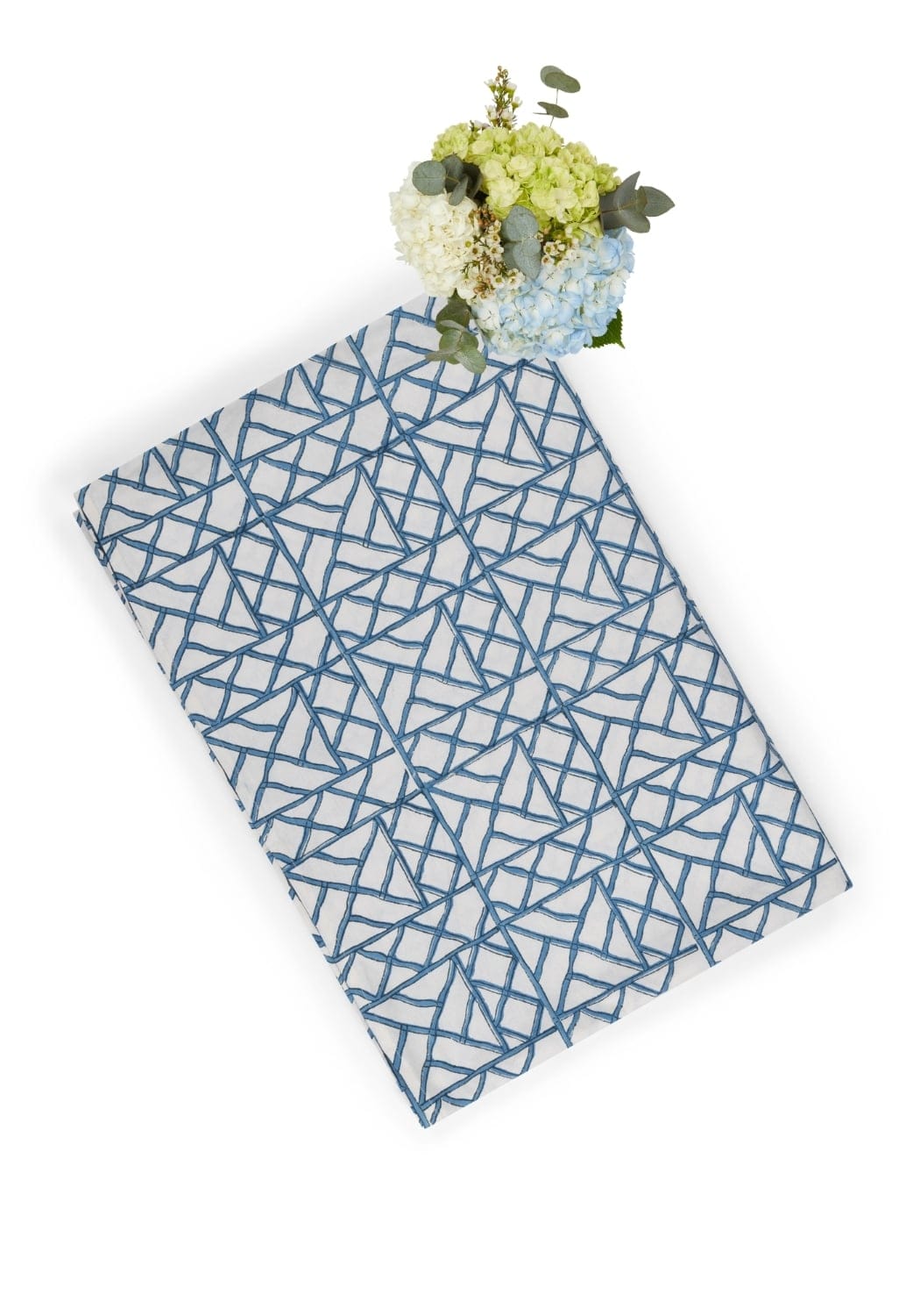 Casa by Josephine Jenno Lily’s Blue Bamboo Breeze Tablecloth