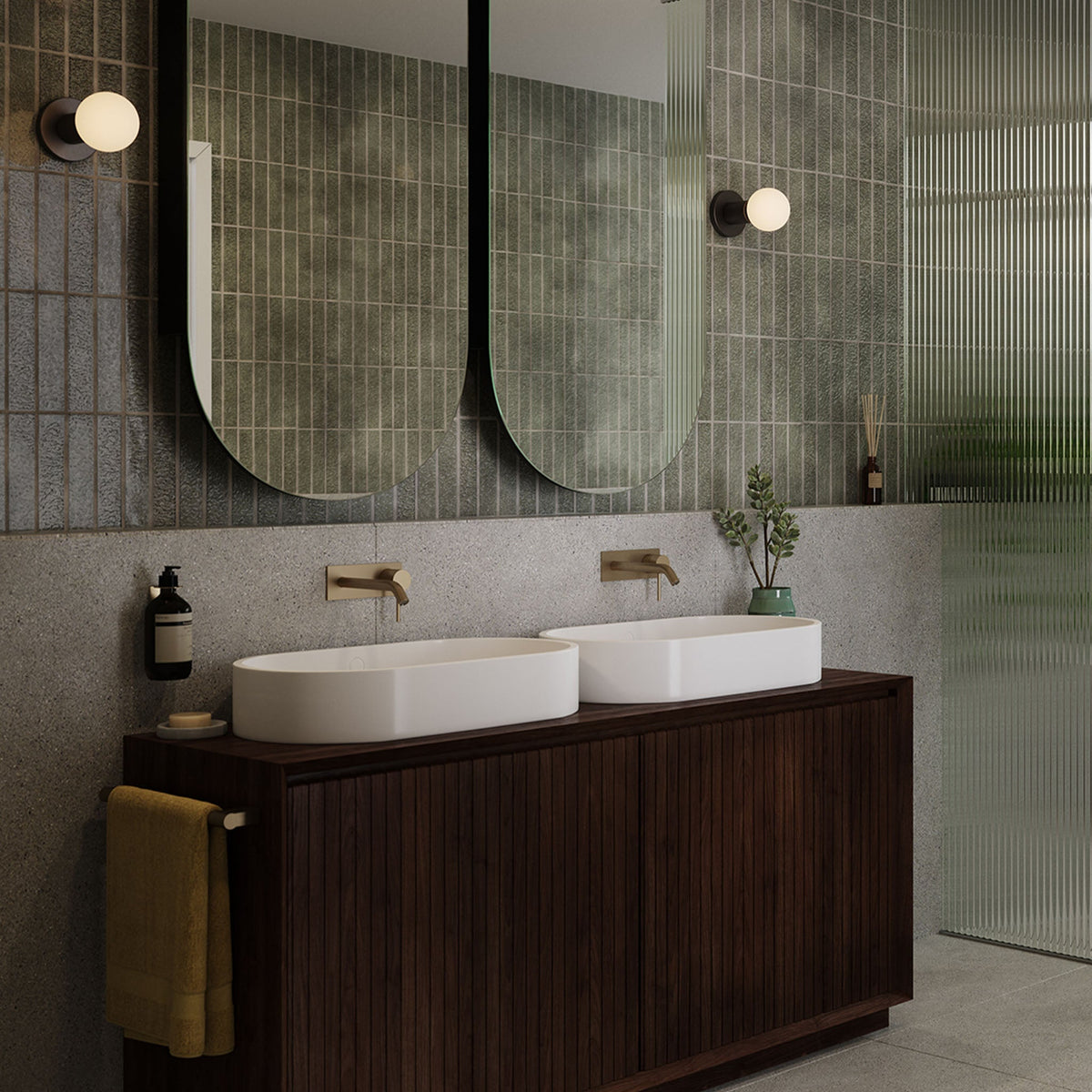 Tala Lochan Wall Light in Graphite
