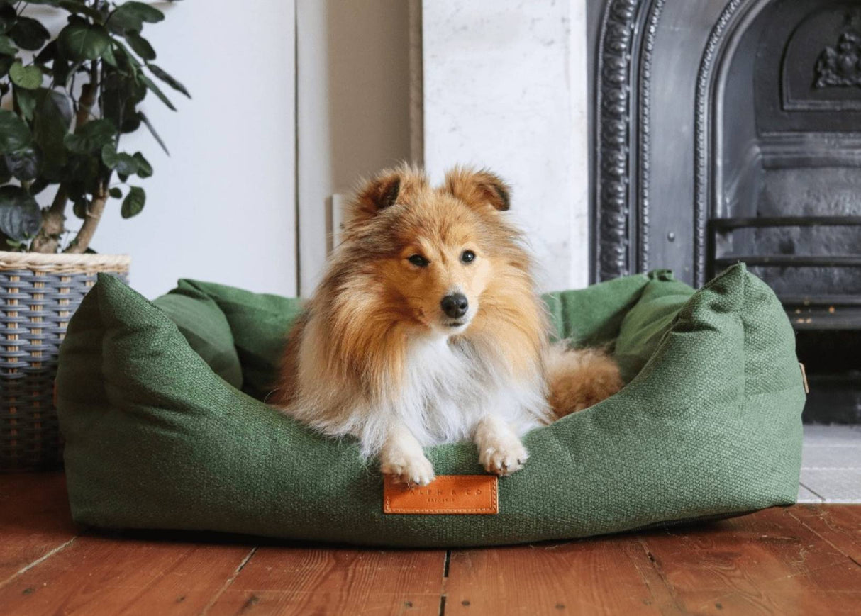 Ralph & Co Richmond Luxury Green Dog Bed