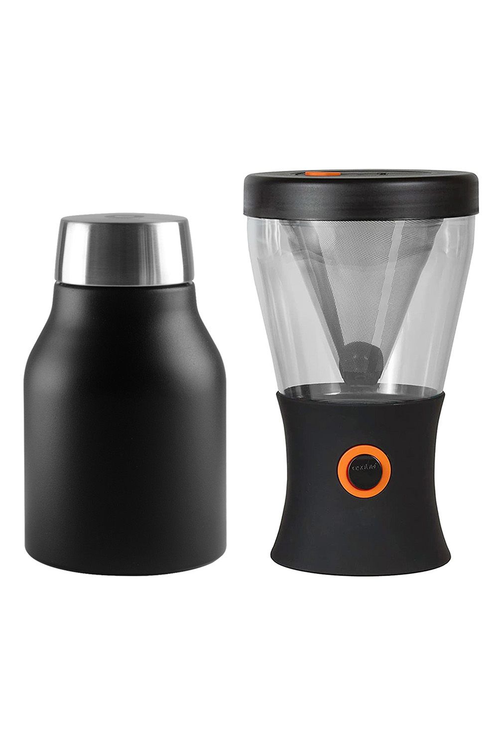 Asobu Portable Cold Brew Coffee Maker, Black, 1 Litre