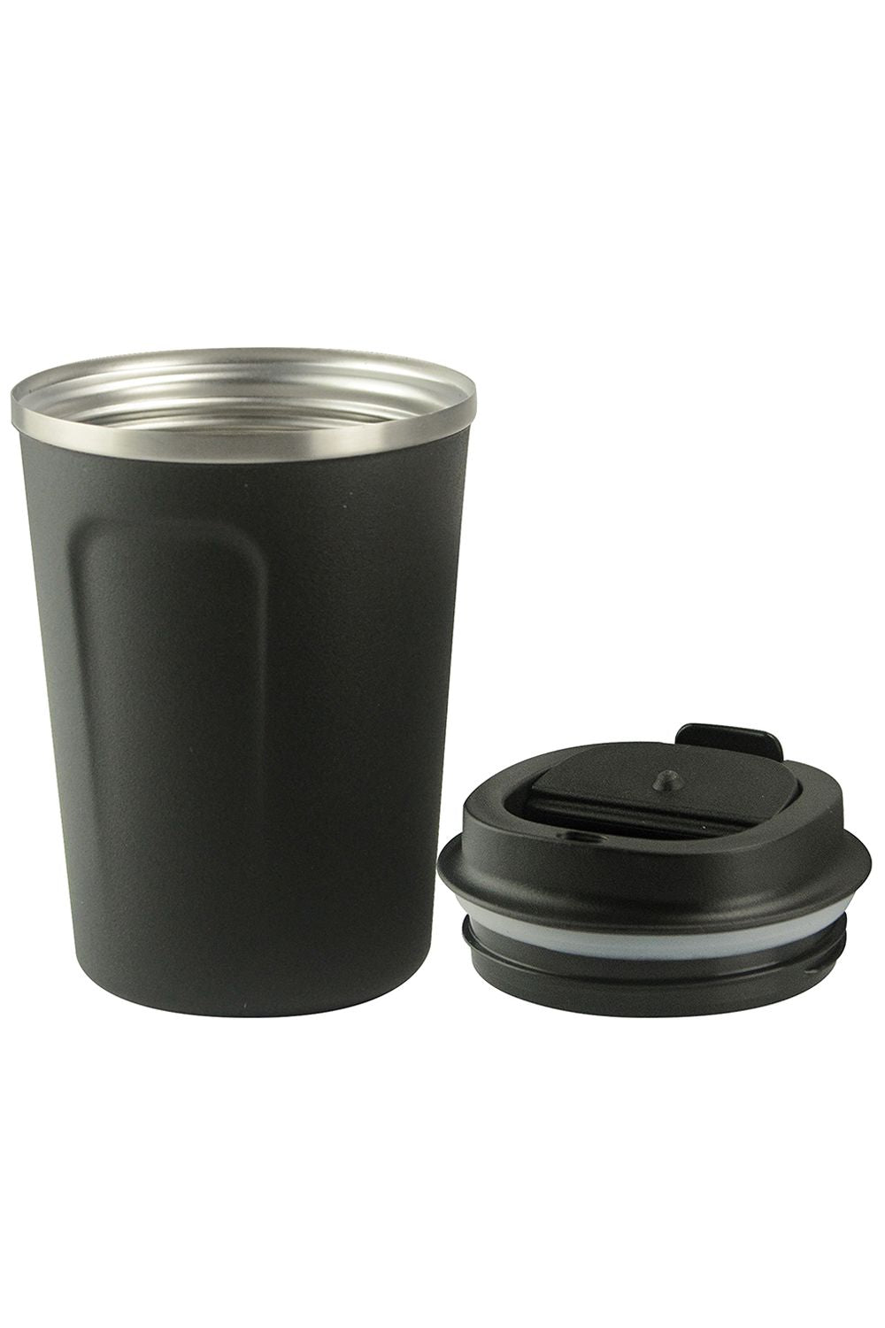 Asobu Cafe Compact Vacuum Insulated Travel Mug, 384ml, Black