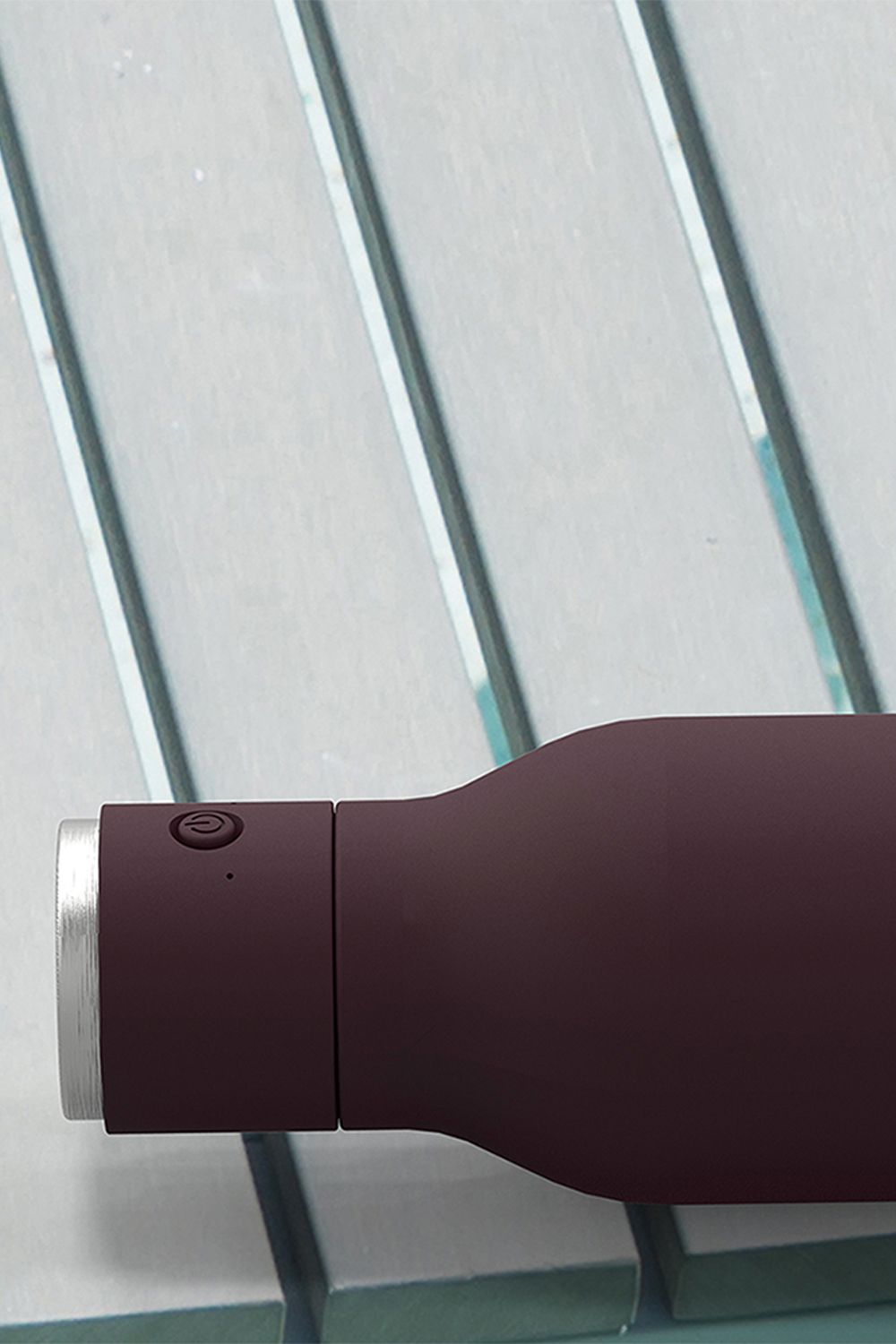 Asobu Wireless Stainless Steel Double Walled Speaker Bottle, Burgundy, 500ml