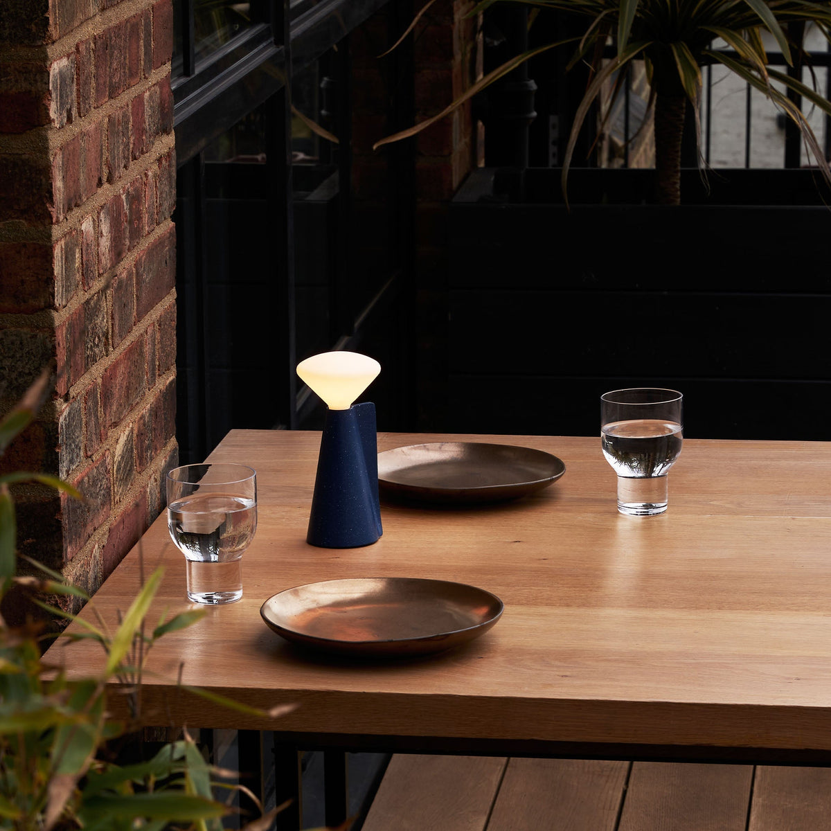 Tala Mantle Portable Lamp in Cobalt Blue - Set of 2