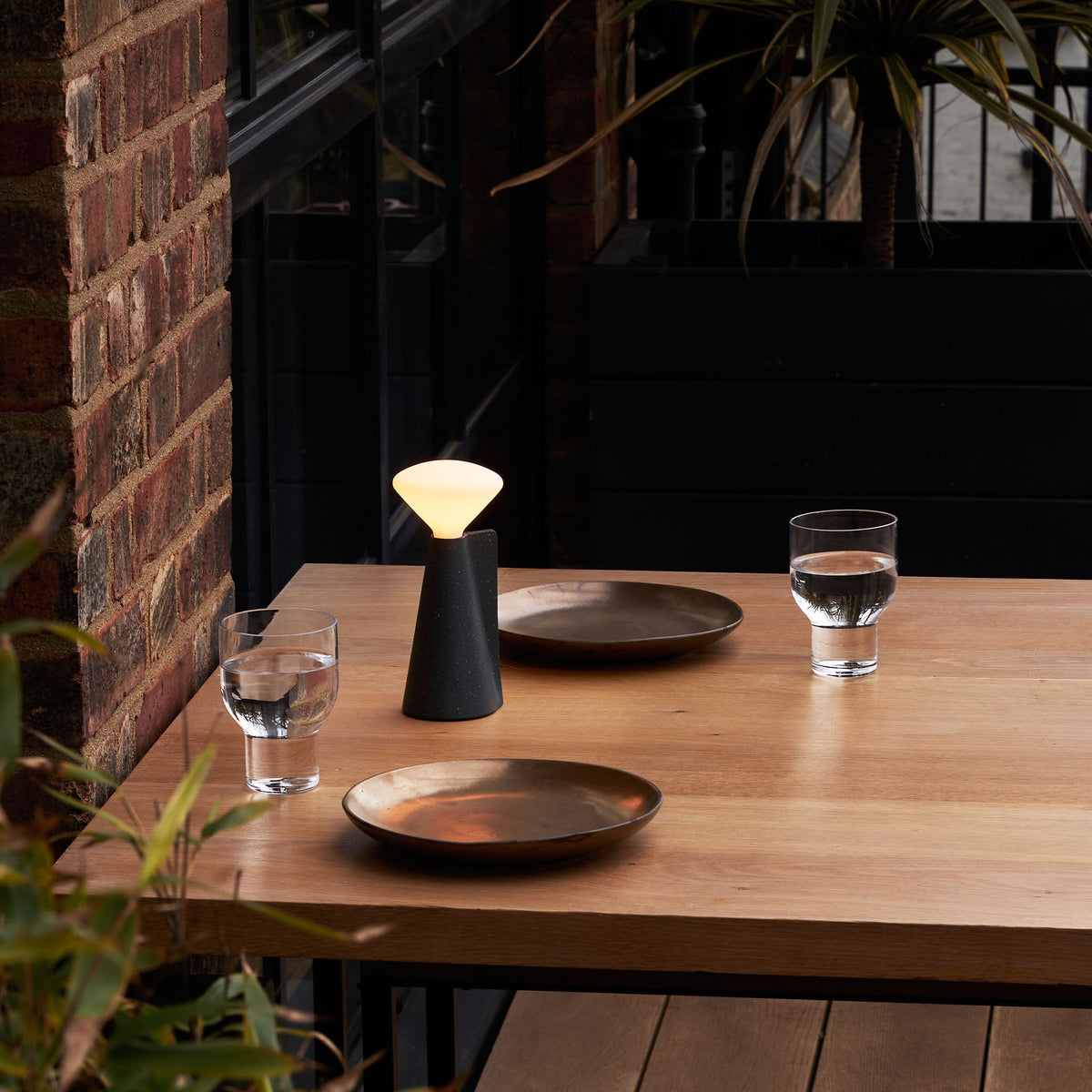 Tala Mantle Portable Lamp Granite Black