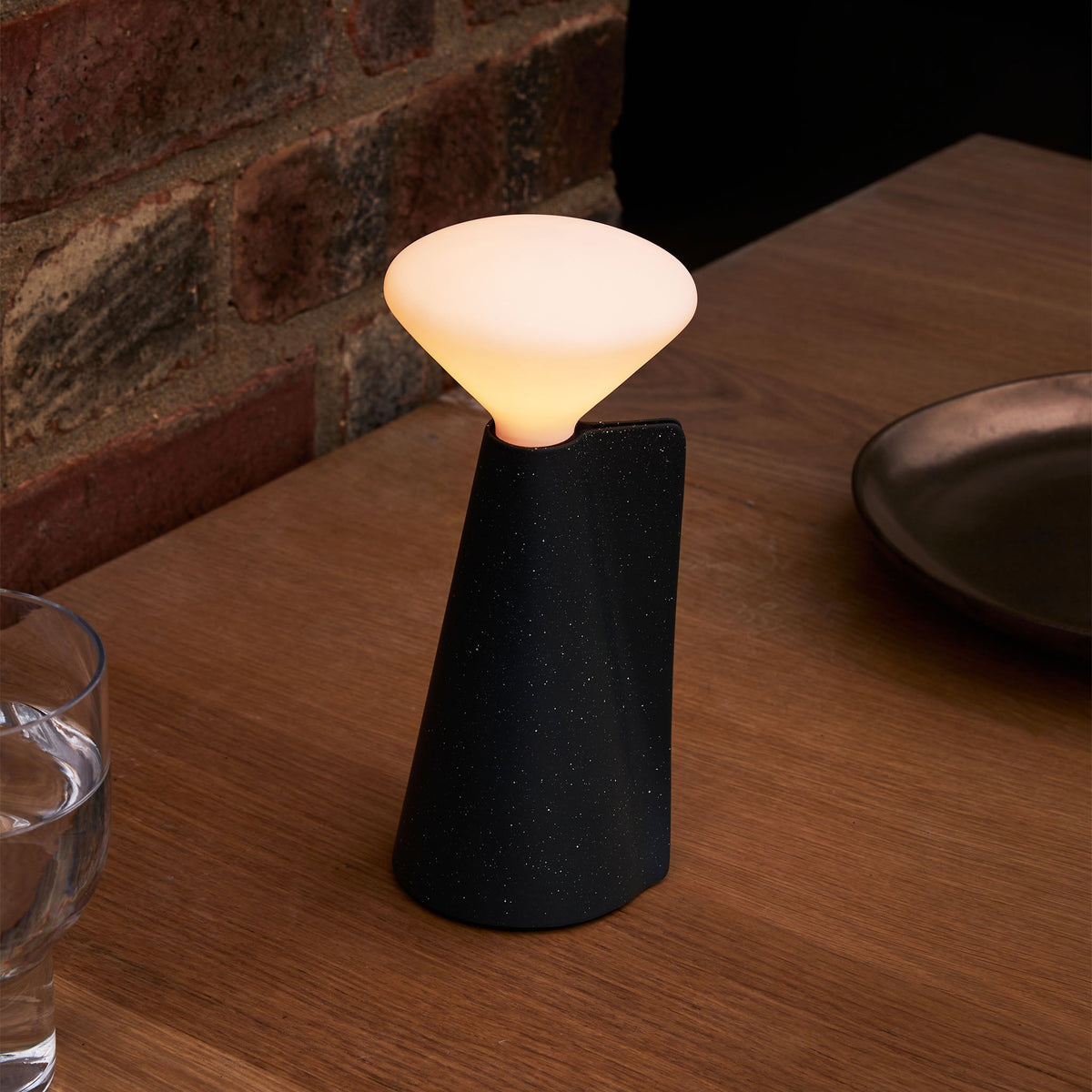 Tala Mantle Portable Lamp in Granite Black - Set of 2