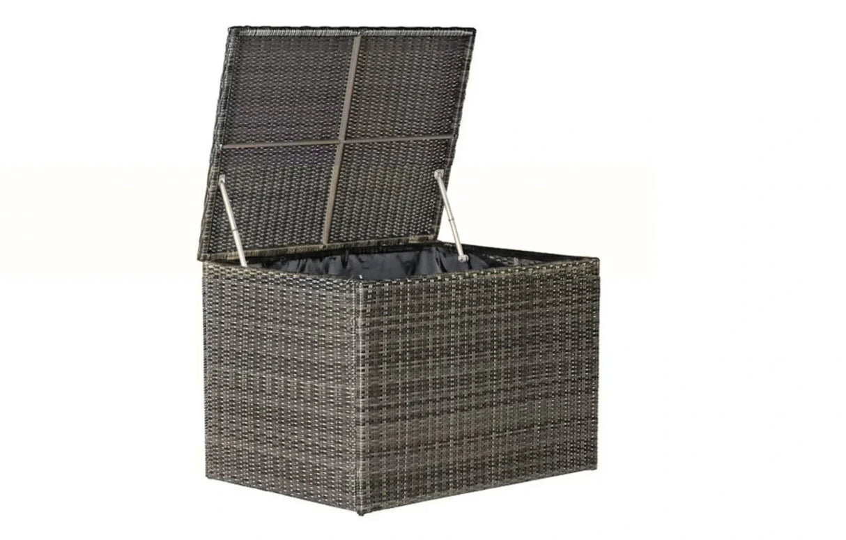 MINT Outdoor Marbella Rattan Cushion Storage Box Large Garden Storage
