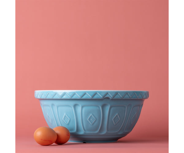 Mason Cash Colour Mix Earthenware Turquoise Mixing Bowl S12, 29cm