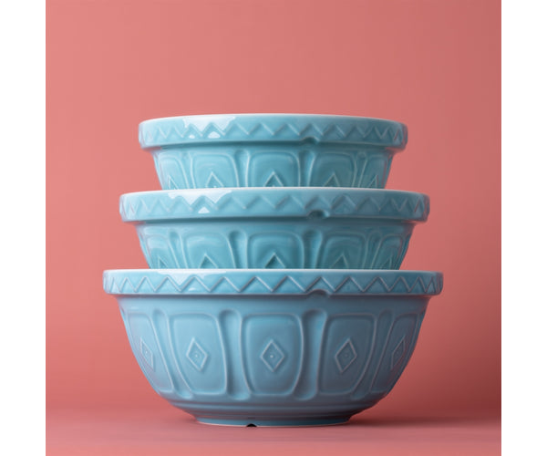 Mason Cash Colour Mix Earthenware Turquoise Mixing Bowl S12, 29cm