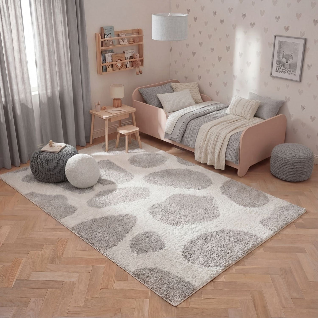 The Rugs Moodi Shaggy Grey Tarn Rug