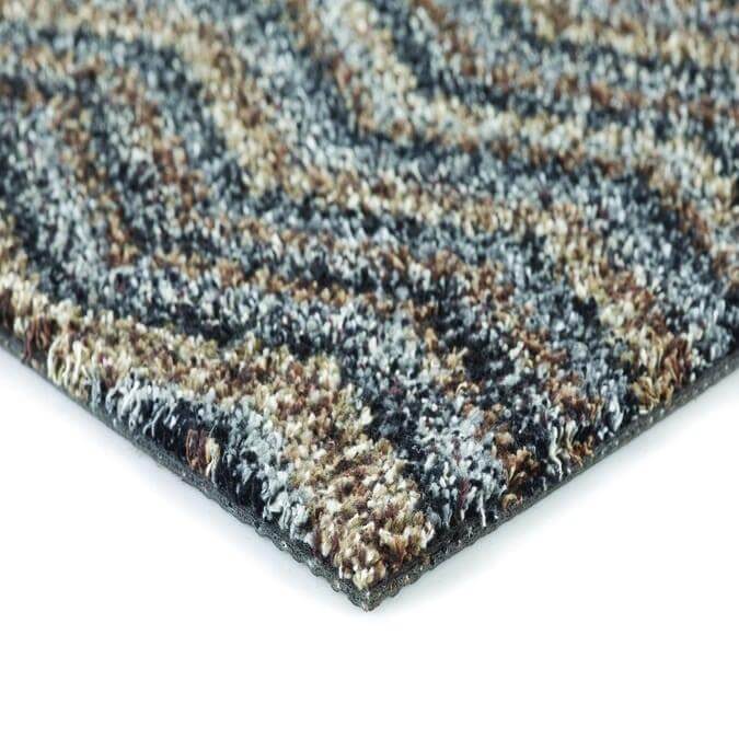 The Rugs Machine‑Washable Chevron Floor Mats
