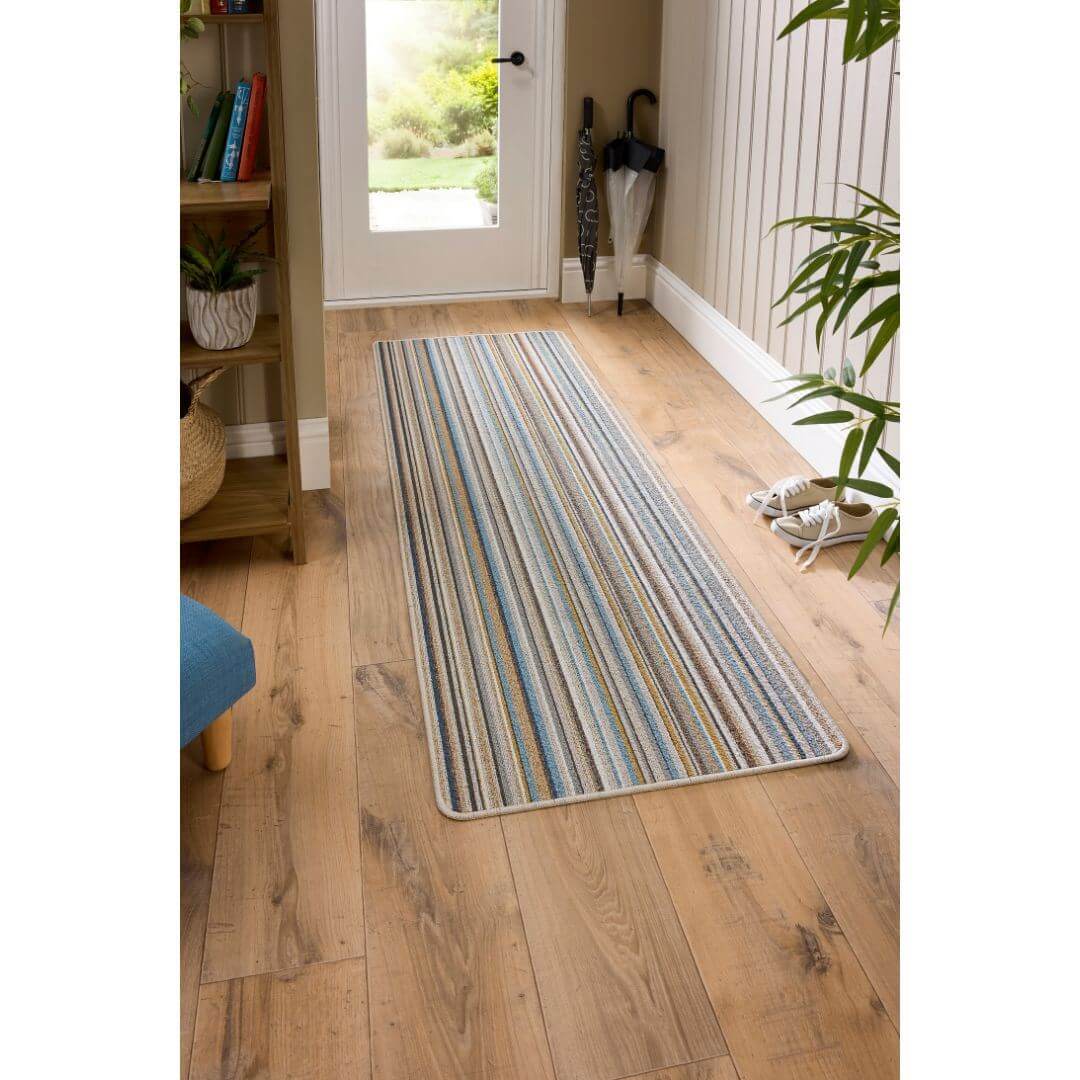 Candy Washable Runners Stripe Design by The Rugs