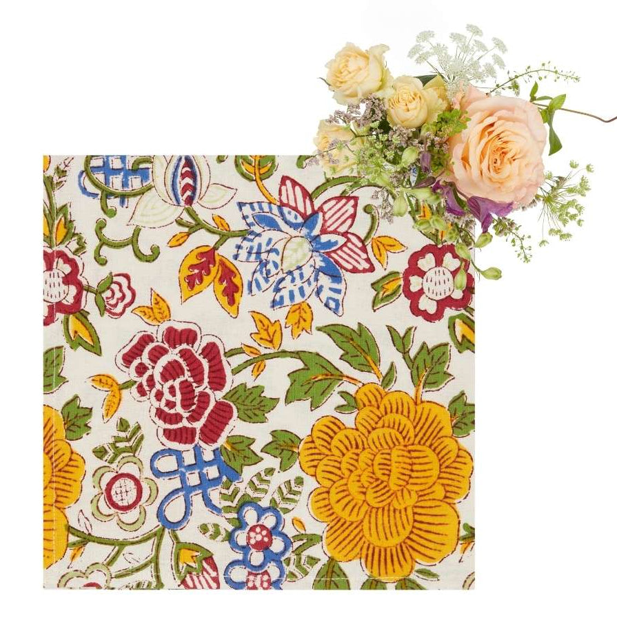 Casa by Josephine Jenno Blooming Spring Table Napkin - Set of 4