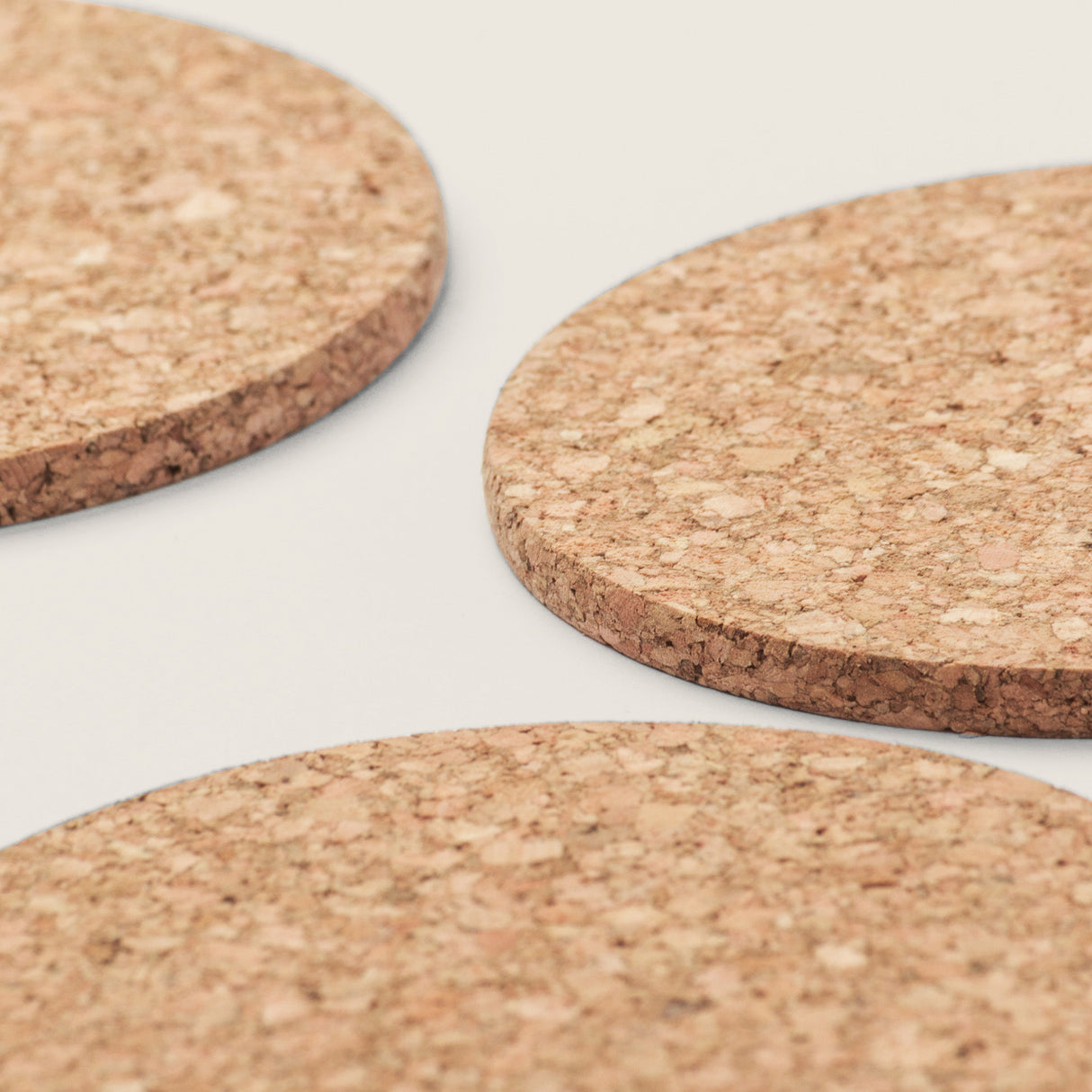 Portuguese Treasures Natural Round Cork Coasters