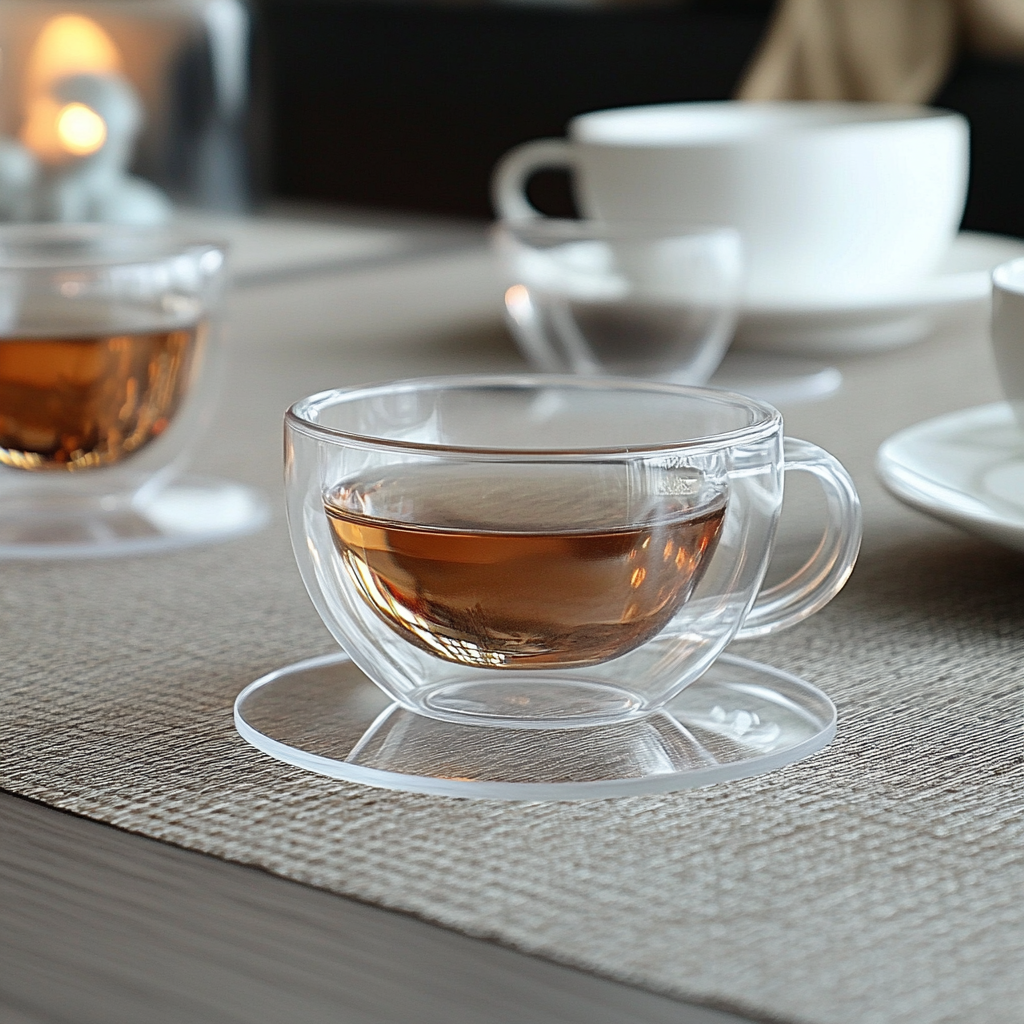 PVC Drink Coasters Non Slip Heat Resistant Set | Nicoman