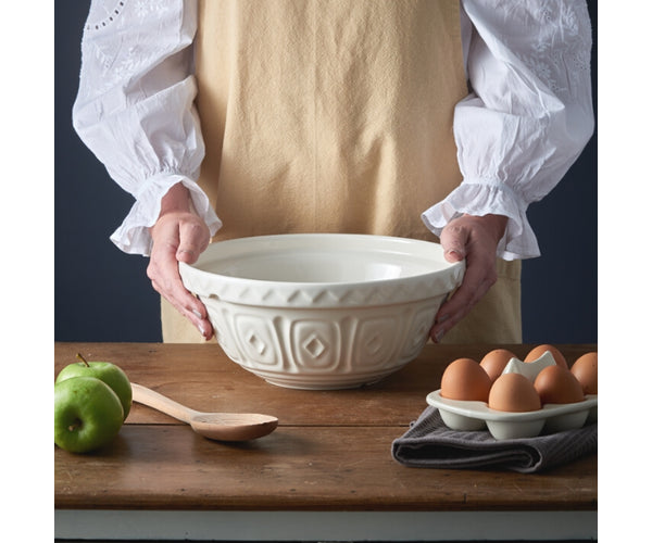 Mason Cash Colour Mix S18 Mixing Bowl, 26cm, Cream
