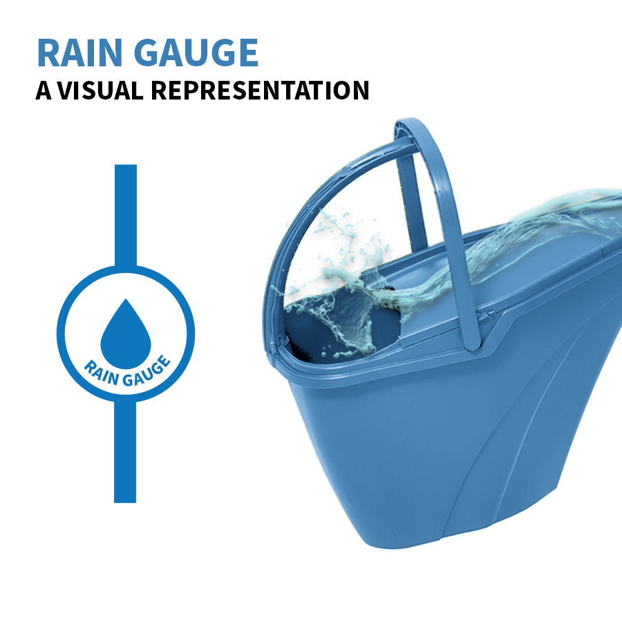 Etree Prevented Ocean Plastic™ Rain Collecting Watering Can in Ocean Blue (7 Litre)