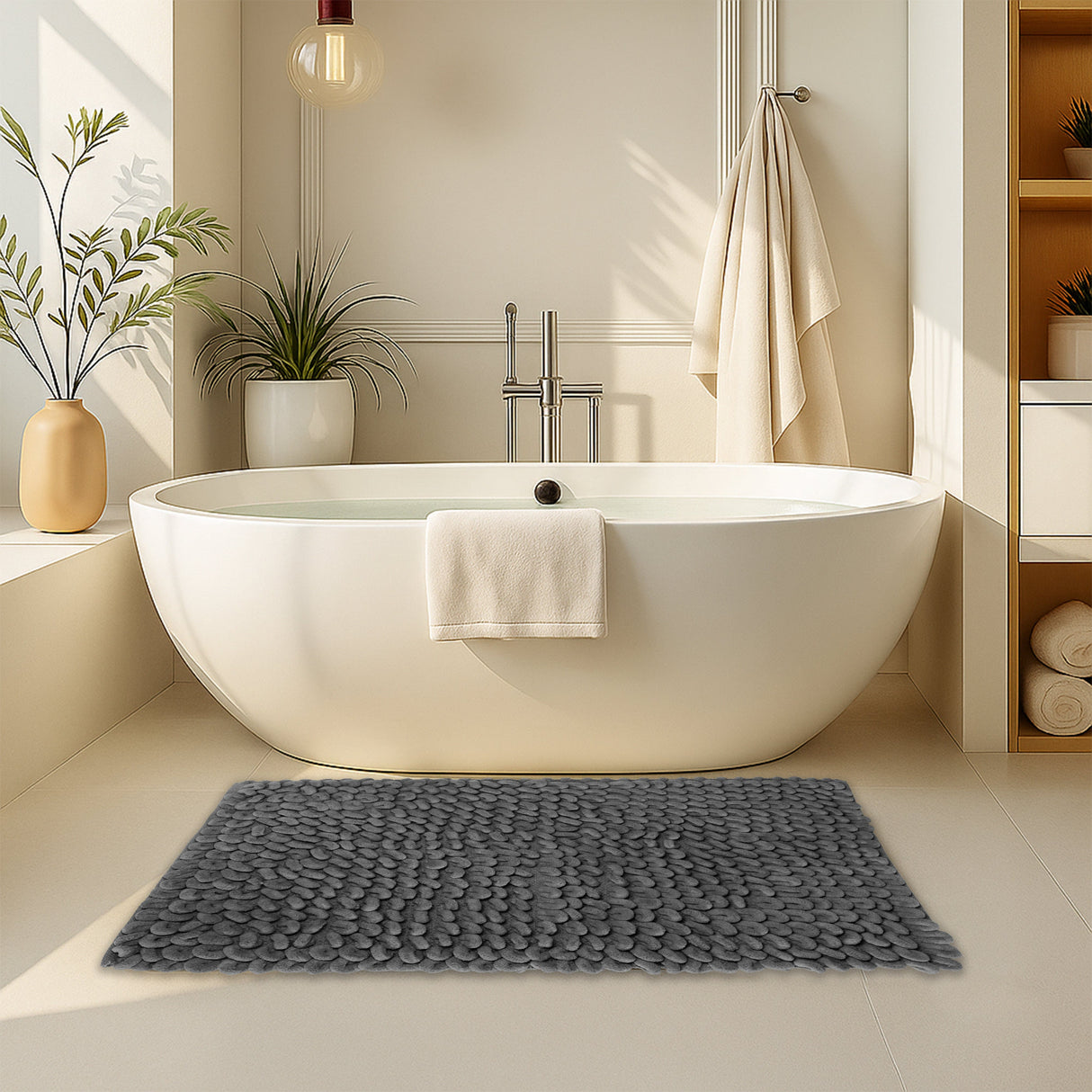Jumbo Loop Bath Mat by OLIVIA ROCCO