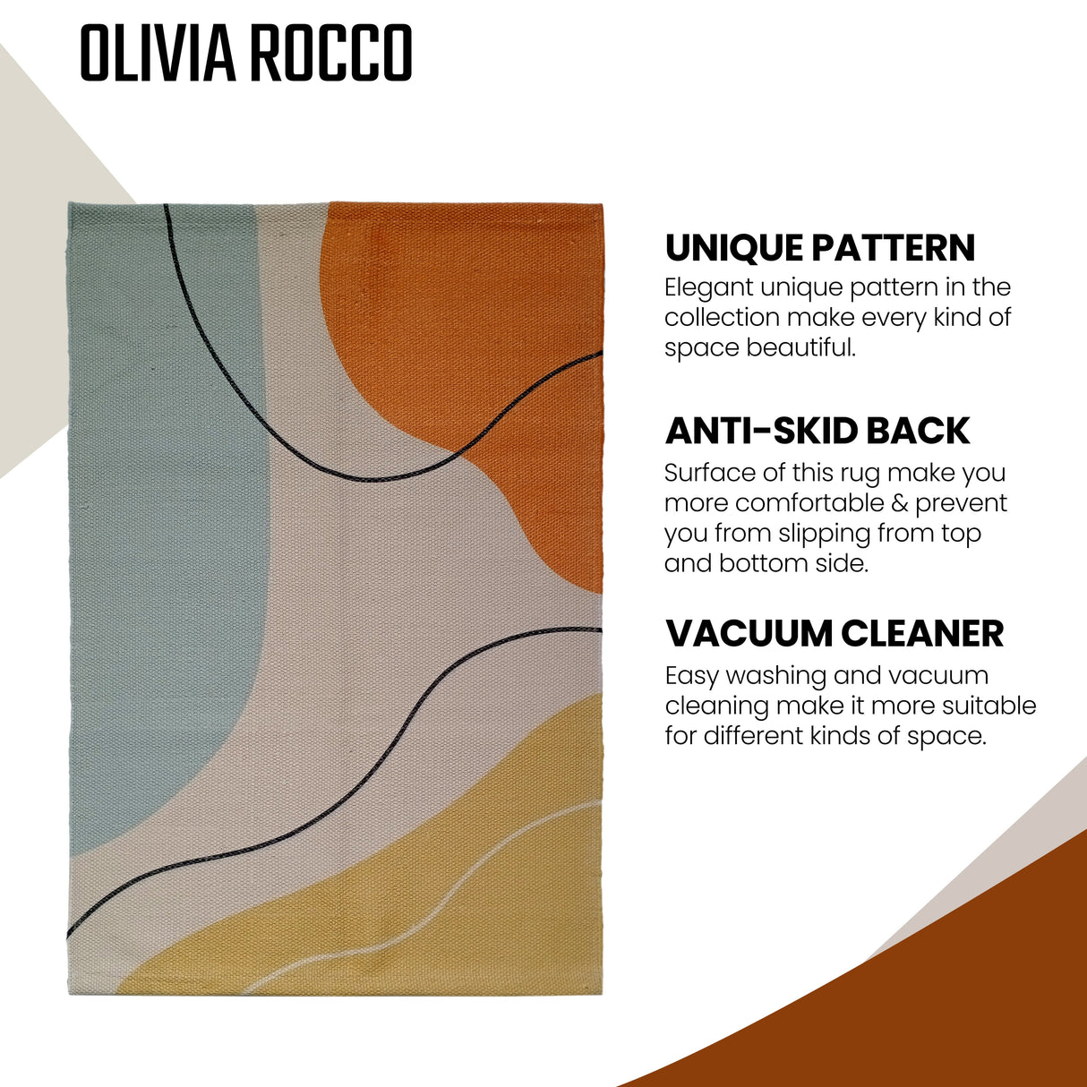 Printed Floor Rug Venus Design by OLIVIA ROCCO