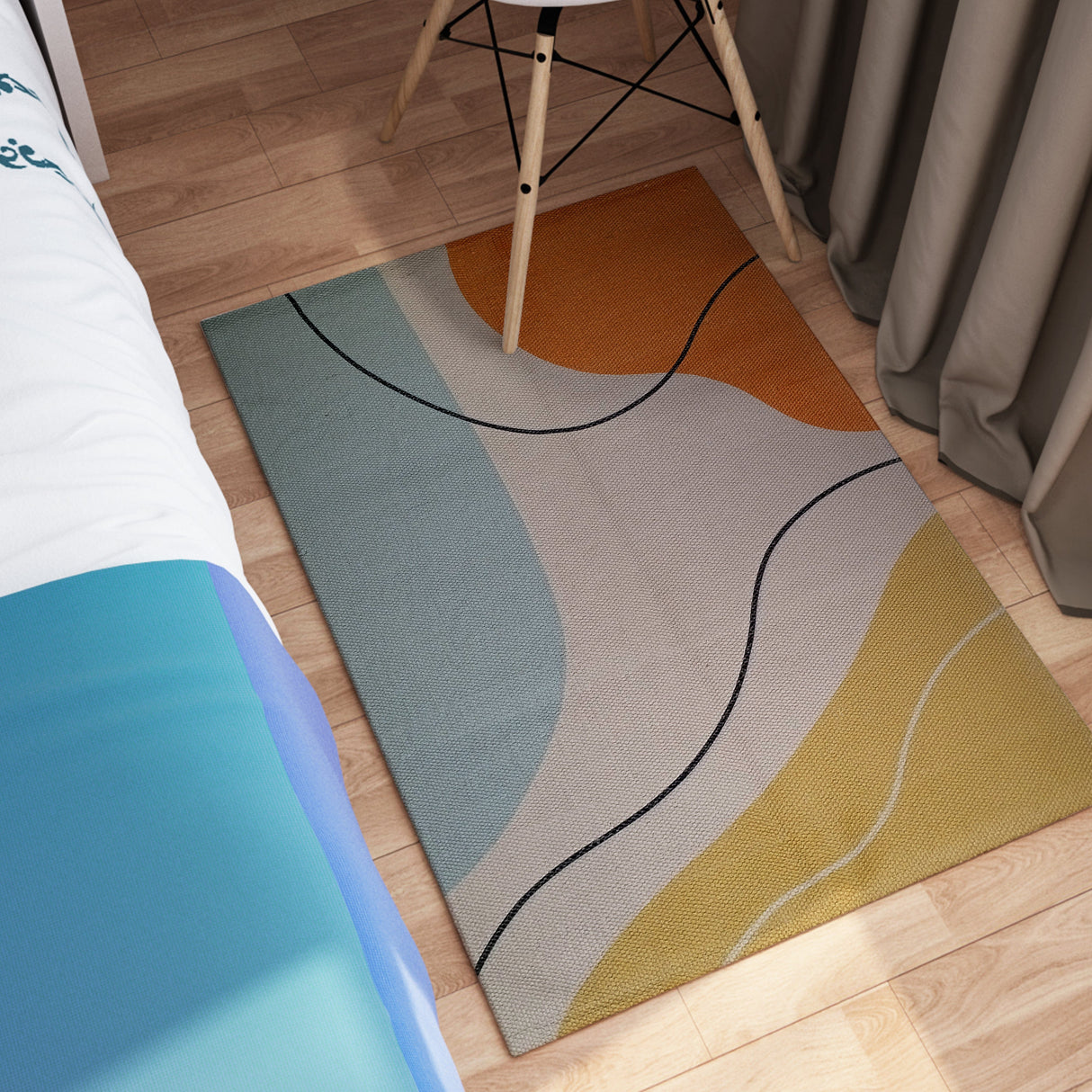 Printed Floor Rug Venus Design by OLIVIA ROCCO