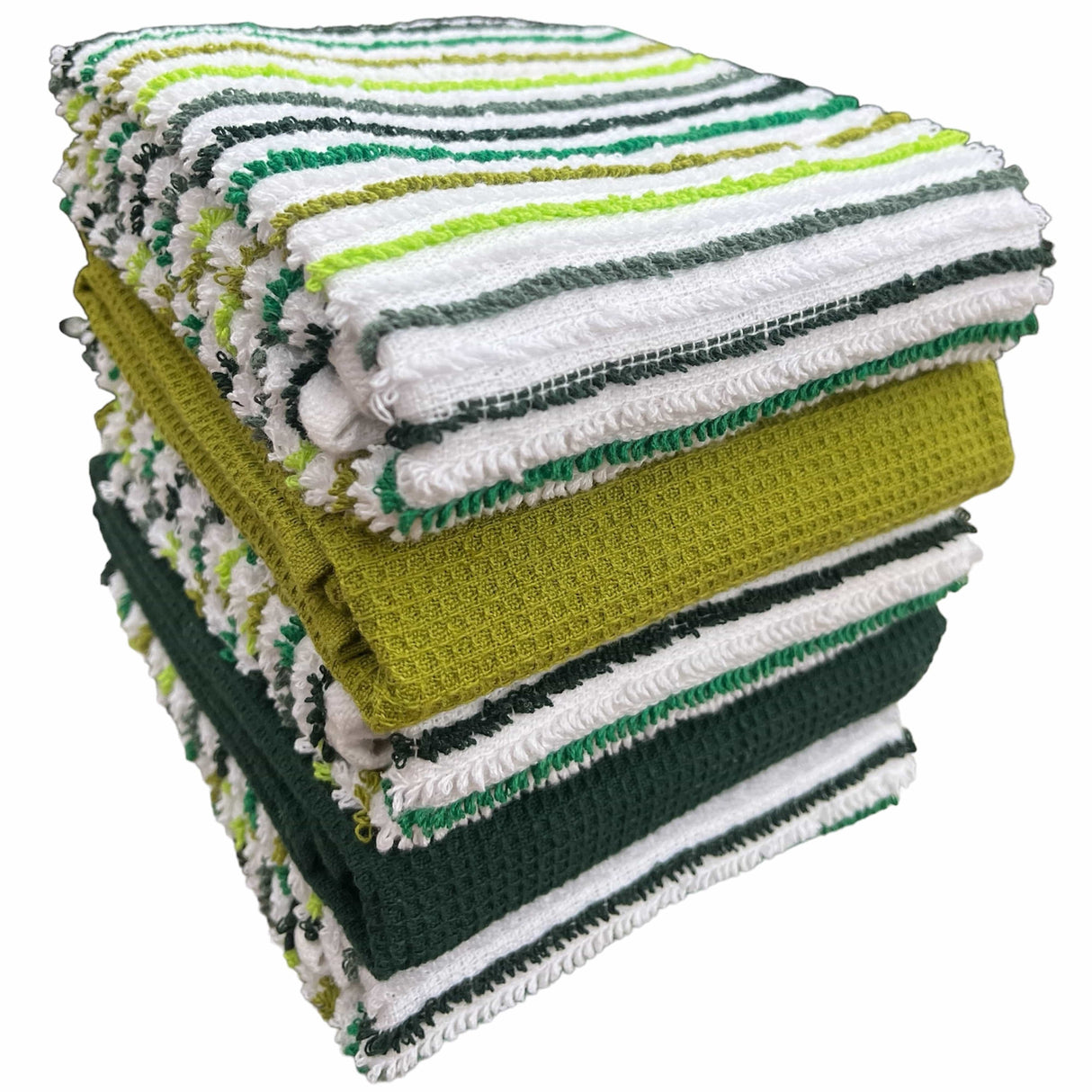 5 Pack Super Absorbent Cotton Kitchen Tea Towels by OLIVIA ROCCO - 45cm x 65cm