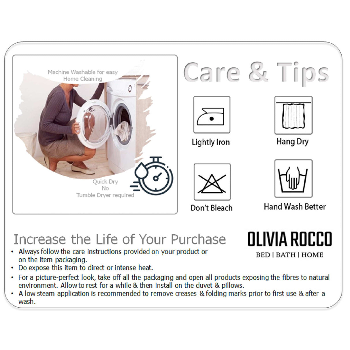 5 Pack Super Absorbent Cotton Kitchen Tea Towels by OLIVIA ROCCO - 45cm x 65cm