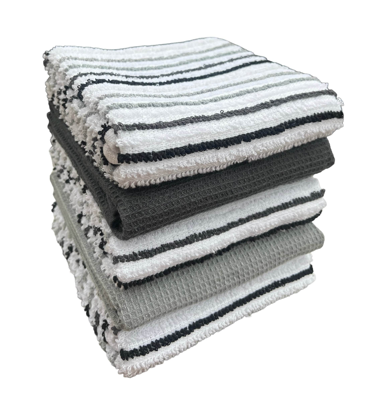 5 Pack Super Absorbent Cotton Kitchen Tea Towels by OLIVIA ROCCO - 45cm x 65cm