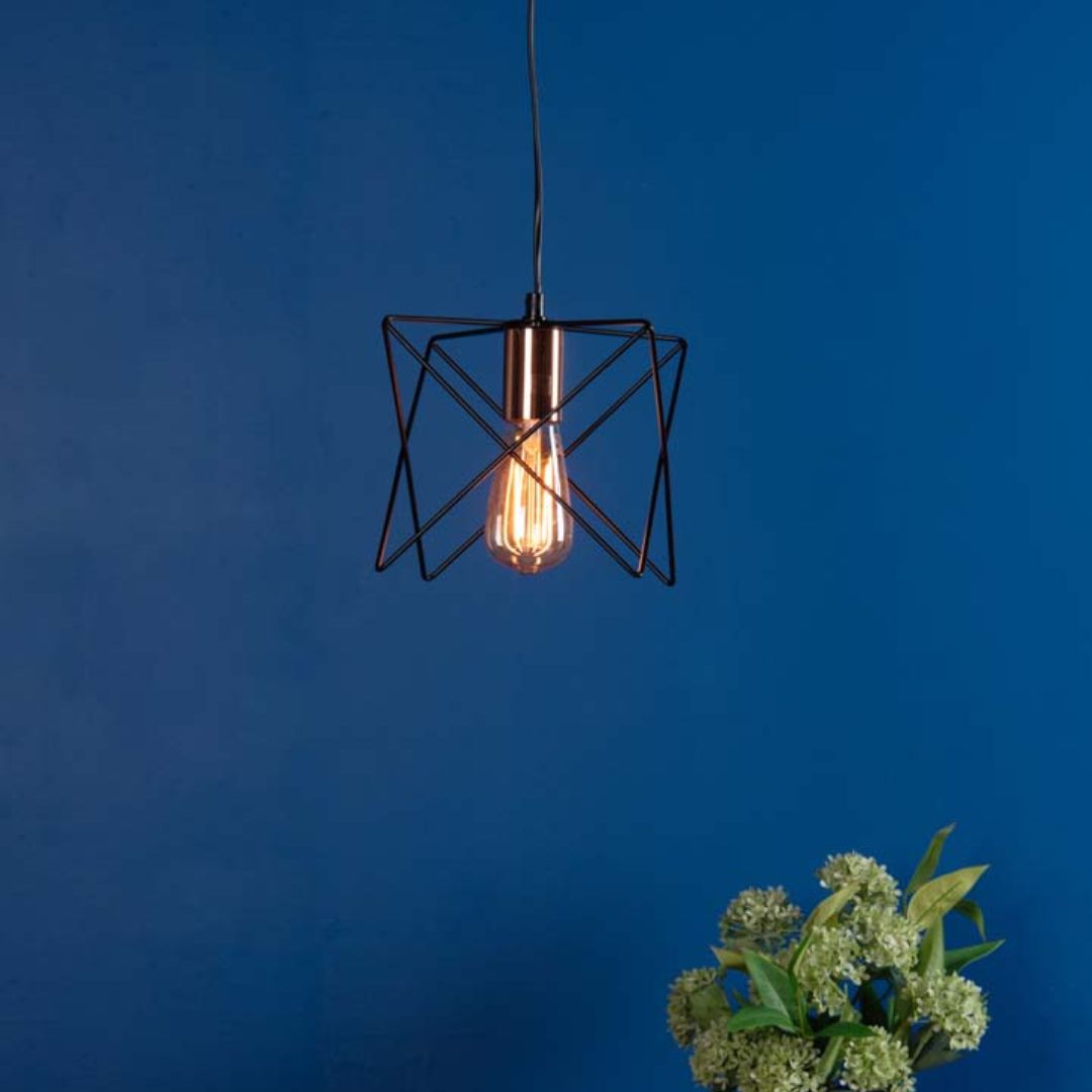Pagazzi Olson 1 Light Black Ceiling Light