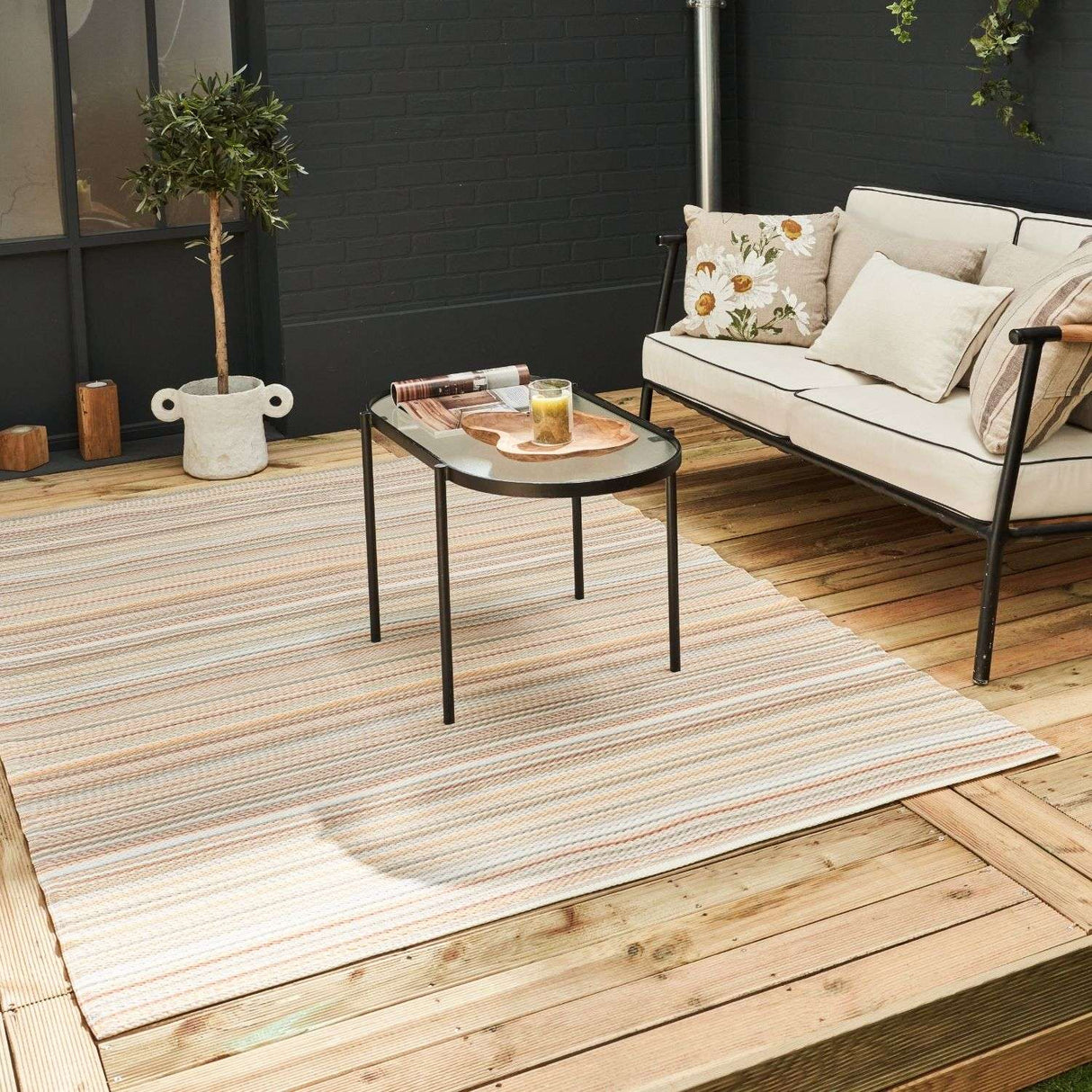 Rainbow Outdoor Beige 1020 | The Rugs
