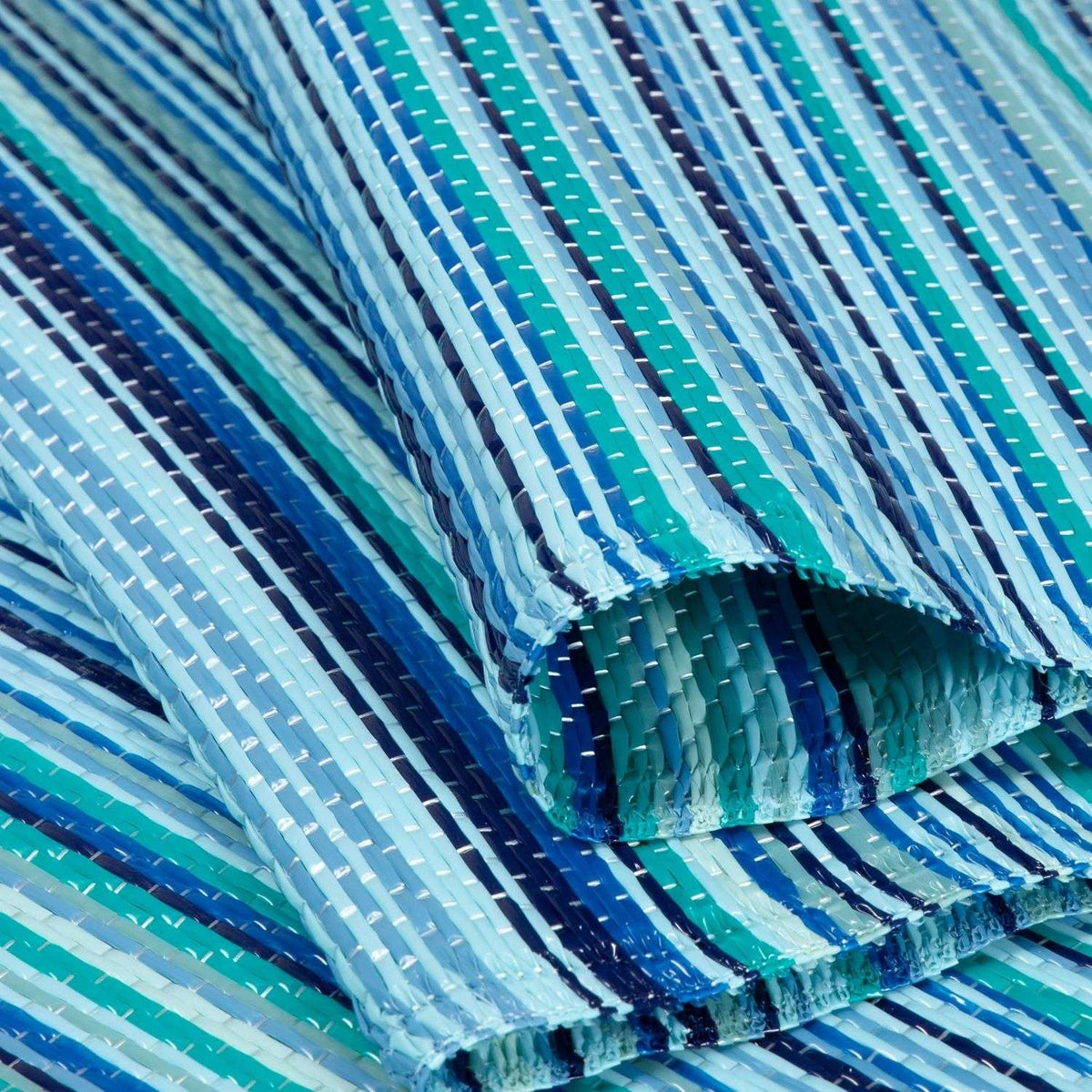 Rainbow Outdoor Rug Blue 1020 | Vibrant Waterproof Patio Rug