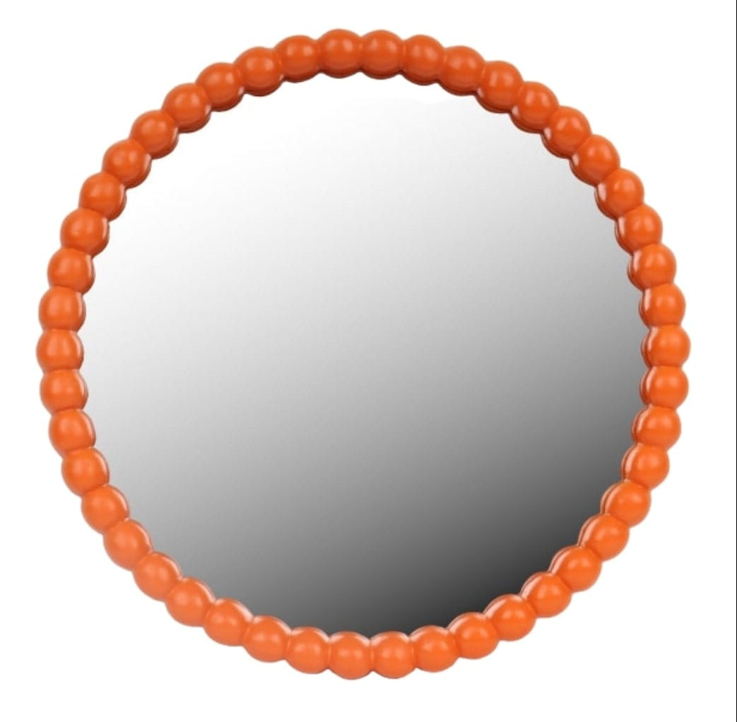 Casa by Josephine Jenno Orange Ball Wall Mirror