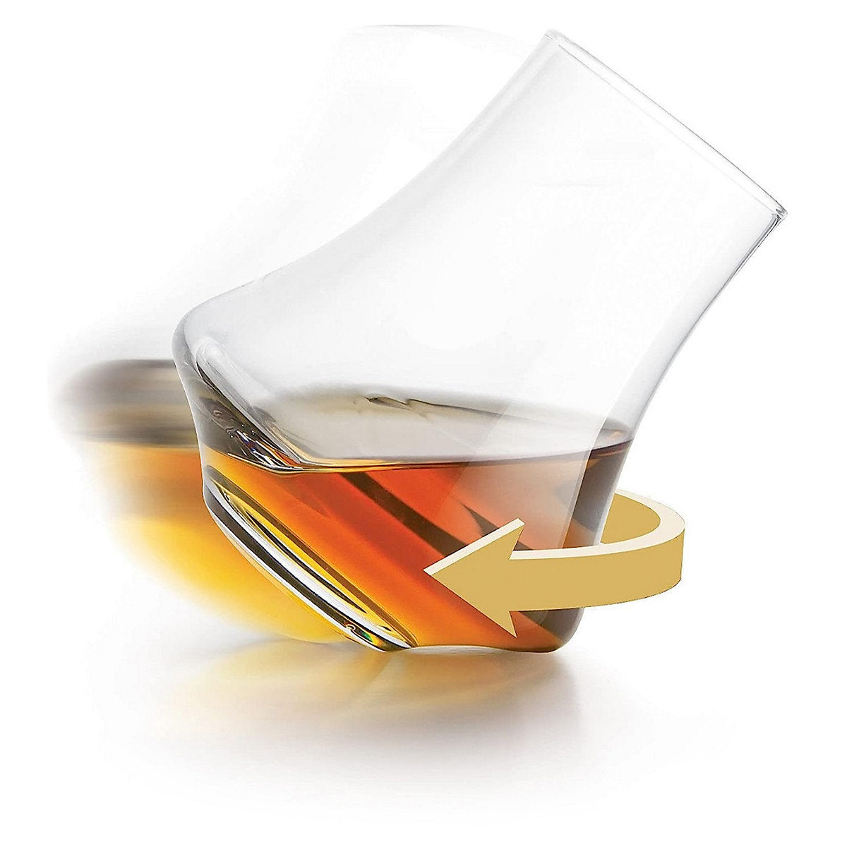 Final Touch Revolve Taster Glasses, Pack of 2, 195ml